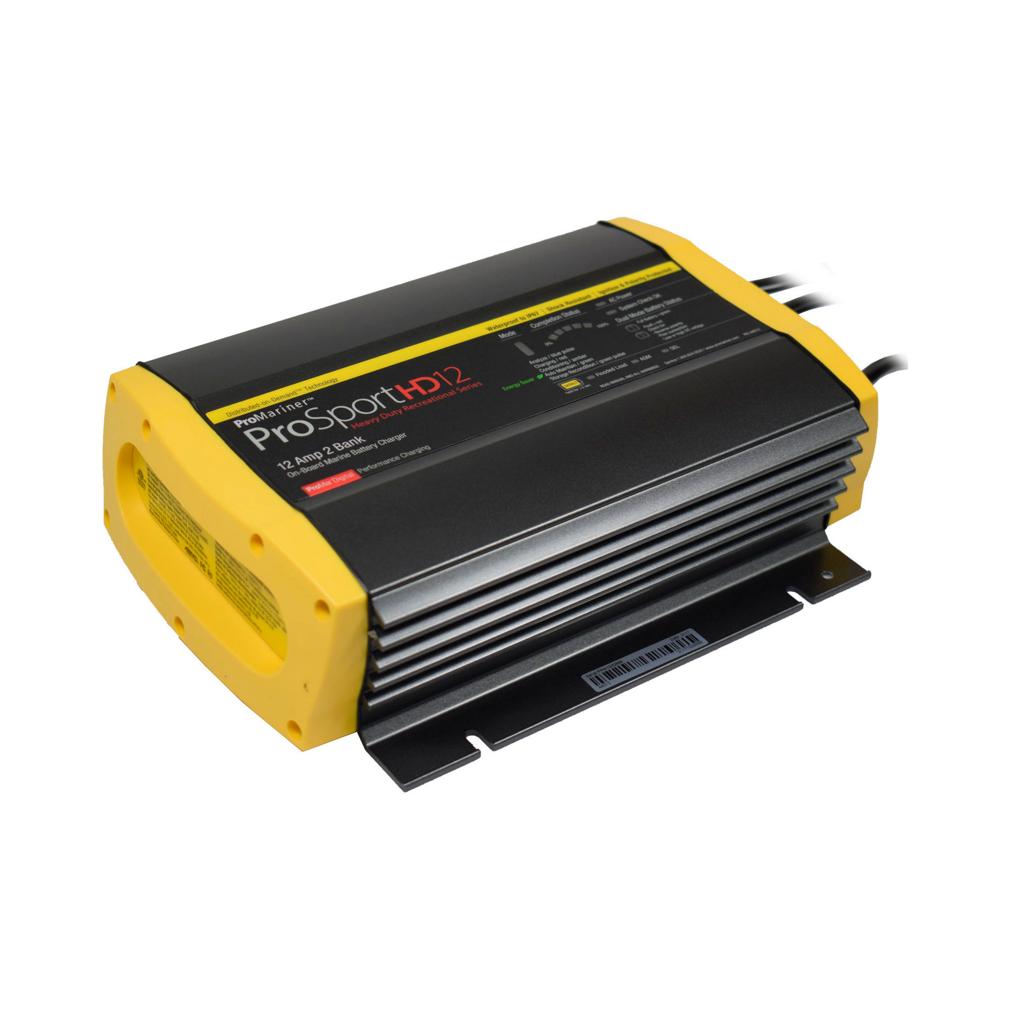 Купить Зарядное устройство ProMariner ProSportHD 12 44012 12/24В 12А IP67 266х200х74мм 5-ступенчатый цикл на 2 АКБ 7ft.ru в интернет магазине Семь Футов