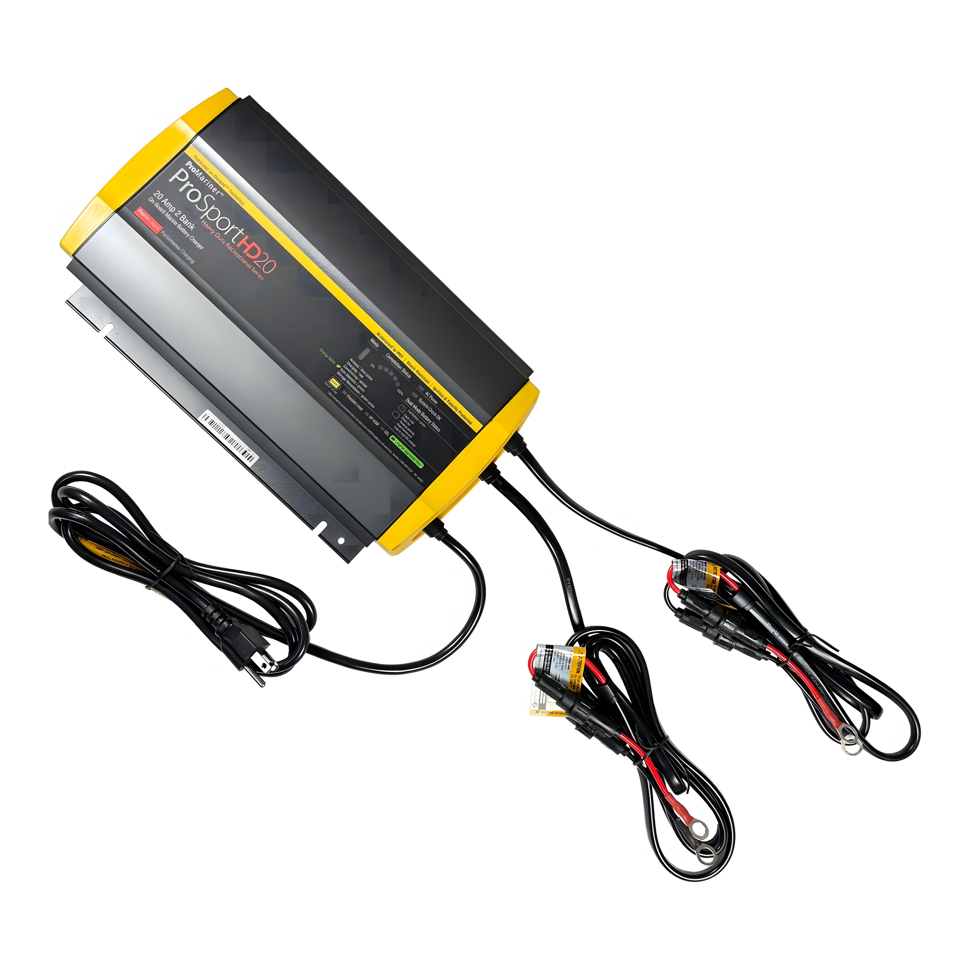 Купить Зарядное устройство ProMariner ProSportHD 20 44020 12/24В 20А IP67 326х200х74мм 5-ступенчатый цикл на 2 АКБ 7ft.ru в интернет магазине Семь Футов
