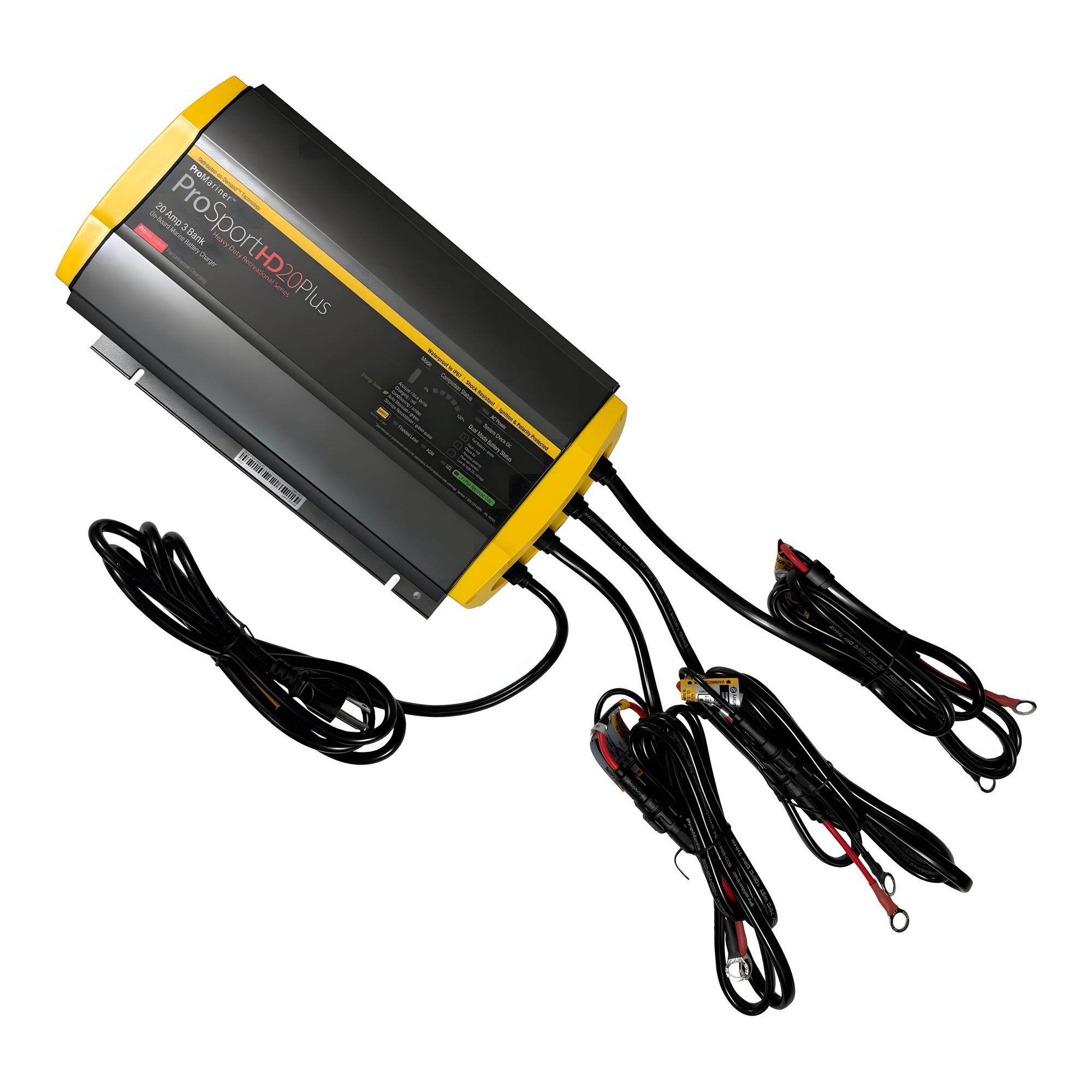 Купить Зарядное устройство ProMariner ProSportHD 20Plus 44021 20А 12-36В IP67 200х326х74мм на 3 АКБ 7ft.ru в интернет магазине Семь Футов