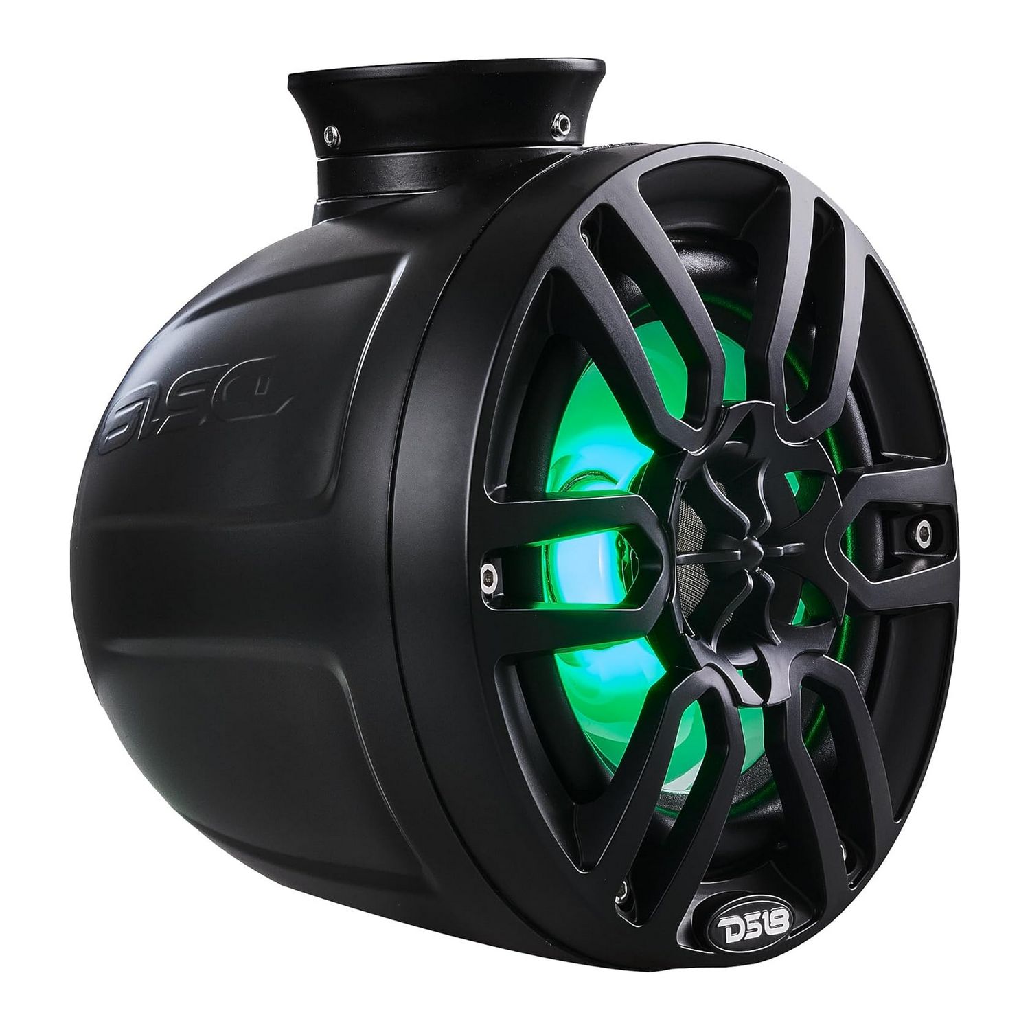 Купить Динамики двухполосные DS18 NXL-PS6BK Ø165мм 65Гц—23кГц 100-300Вт 4Ом IP65 поворот на 360° RGB-подсветка из полипропилена черный-красный 7ft.ru в интернет магазине Семь Футов