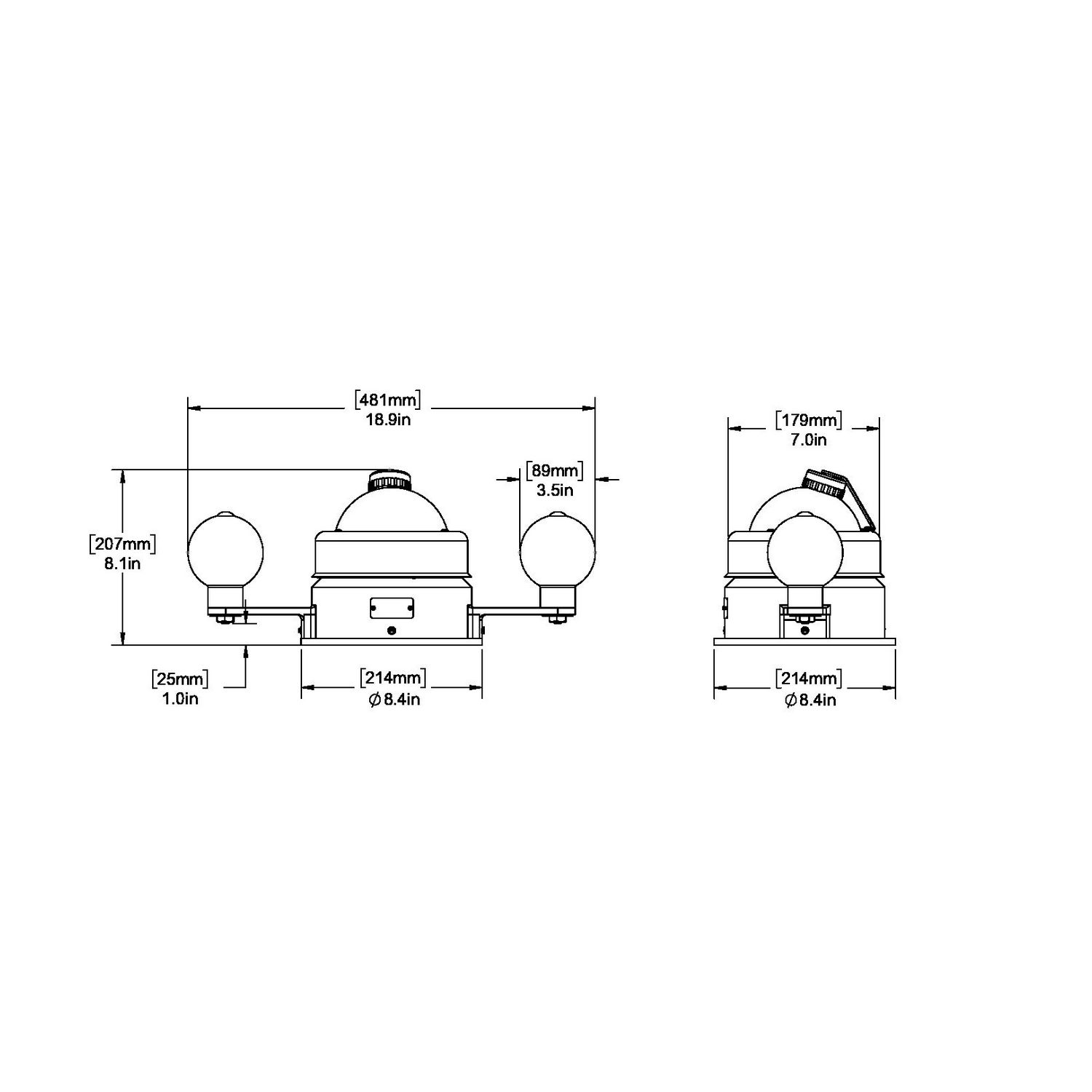 Купить Компас Ritchie Navigation Globemaster B-453 12В Ø127мм карта на 2° с точками/2°/5° стальной корпус с амортизирующим креплением и подсветкой черный матовый 7ft.ru в интернет магазине Семь Футов