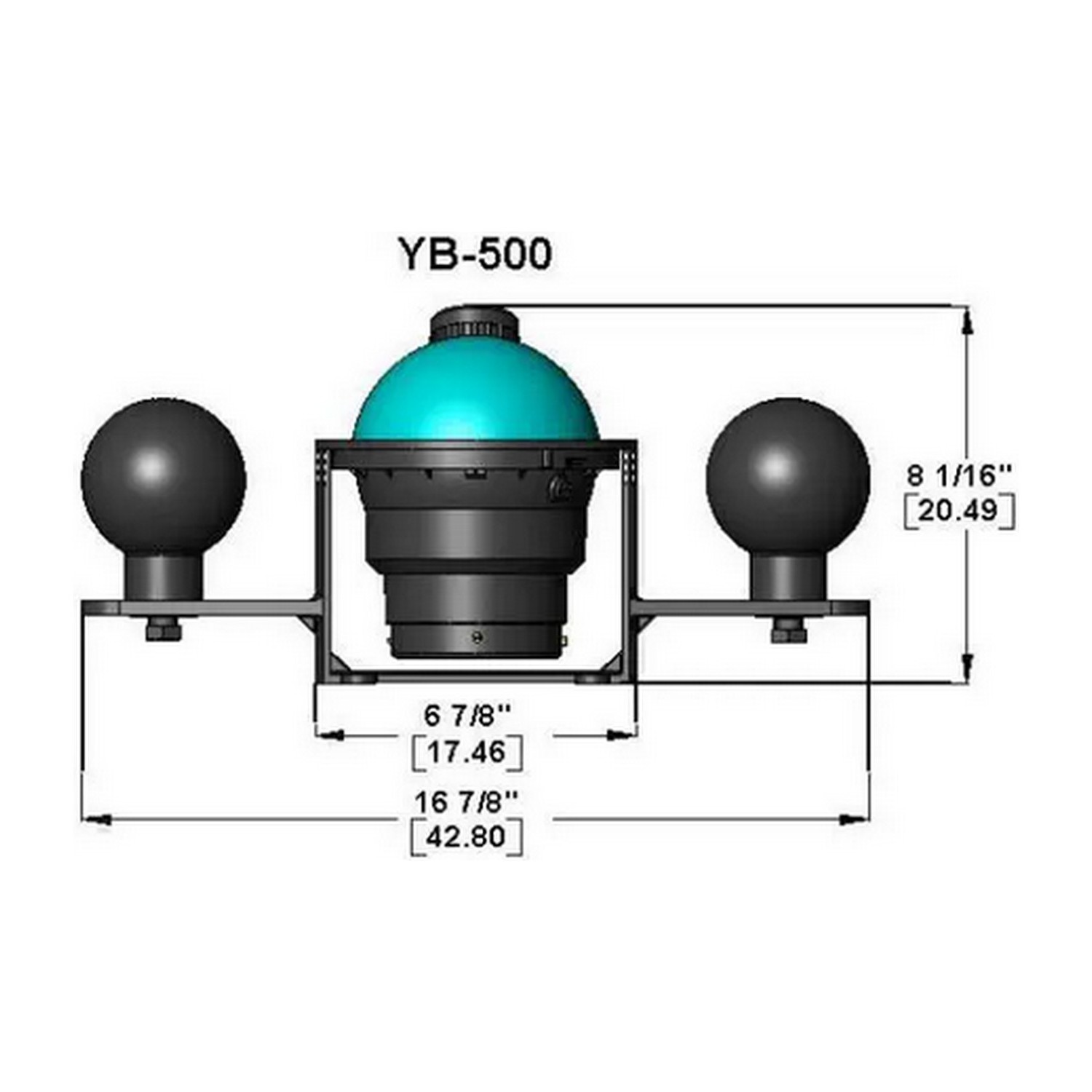 Купить Компас Ritchie Navigation Globemaster YB-500 12В Ø127мм карта на 2° с точками/2°/5° стальной корпус с подсветкой черный матовый 7ft.ru в интернет магазине Семь Футов