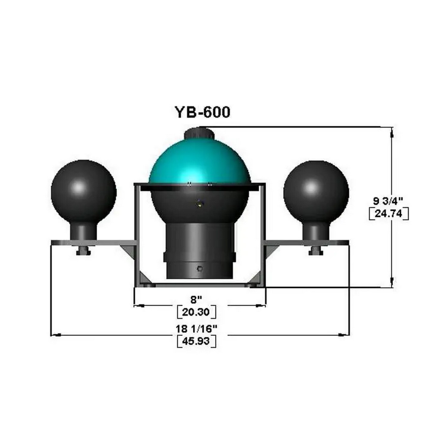 Купить Компас Ritchie Navigation Globemaster YB-600 12В Ø152мм карта на 2° с точками/2°/5° стальной корпус с подсветкой черный матовый 7ft.ru в интернет магазине Семь Футов