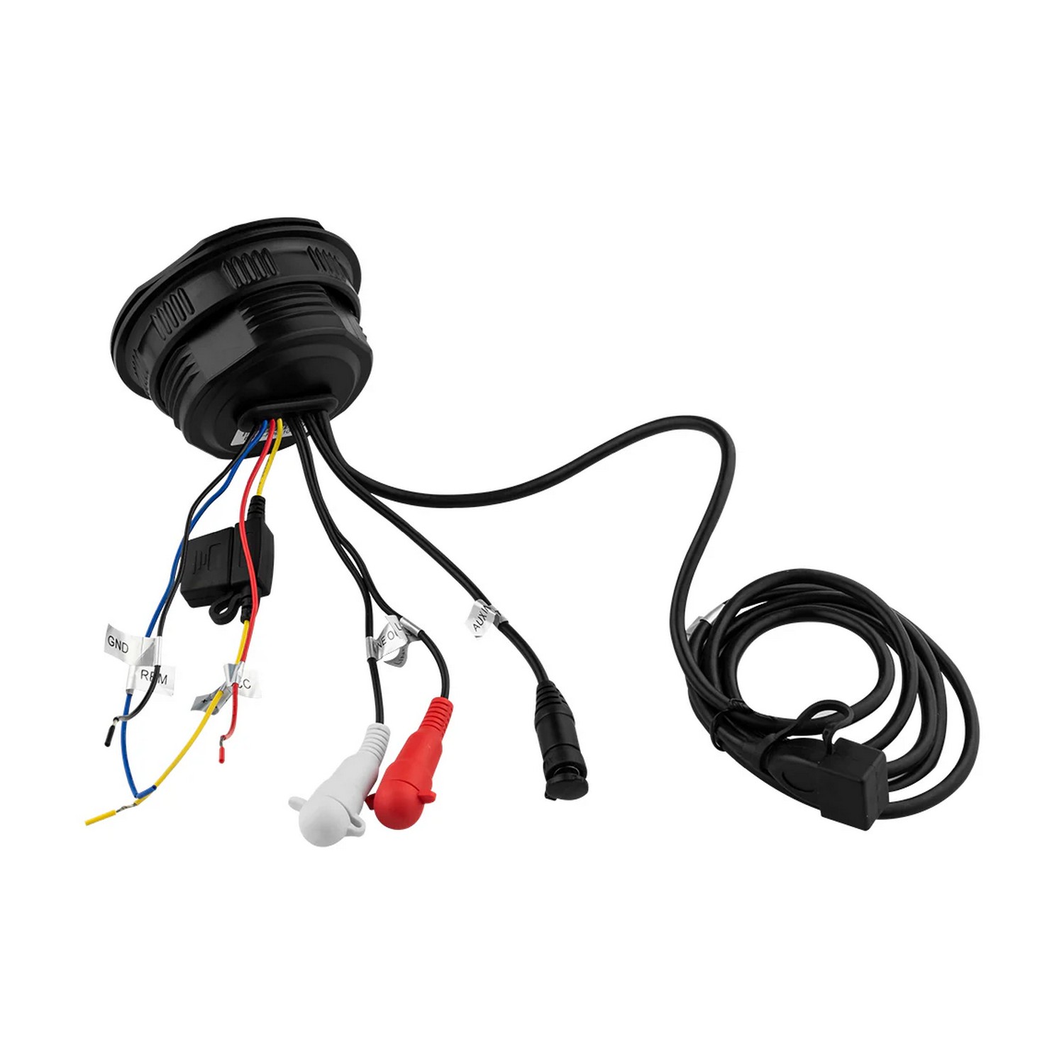 Купить Аудиоприемник DS18 BTRC-R Ø96мм 20Гц–20кГц 12-14,4В IP65 цифровой Bluetooth 5.0 вход AUX/USB с контроллером совместим с Android/iOS черный 7ft.ru в интернет магазине Семь Футов