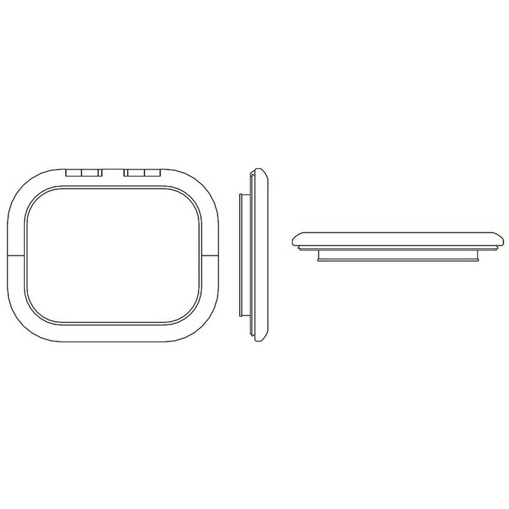 Купить Люк палубный низкопрофильный Lewmar Low Profile 39903031 размер 03 246x301x25мм вырез 176x231мм с самоподдерживающейся крышкой из черного алюминия 7ft.ru в интернет магазине Семь Футов