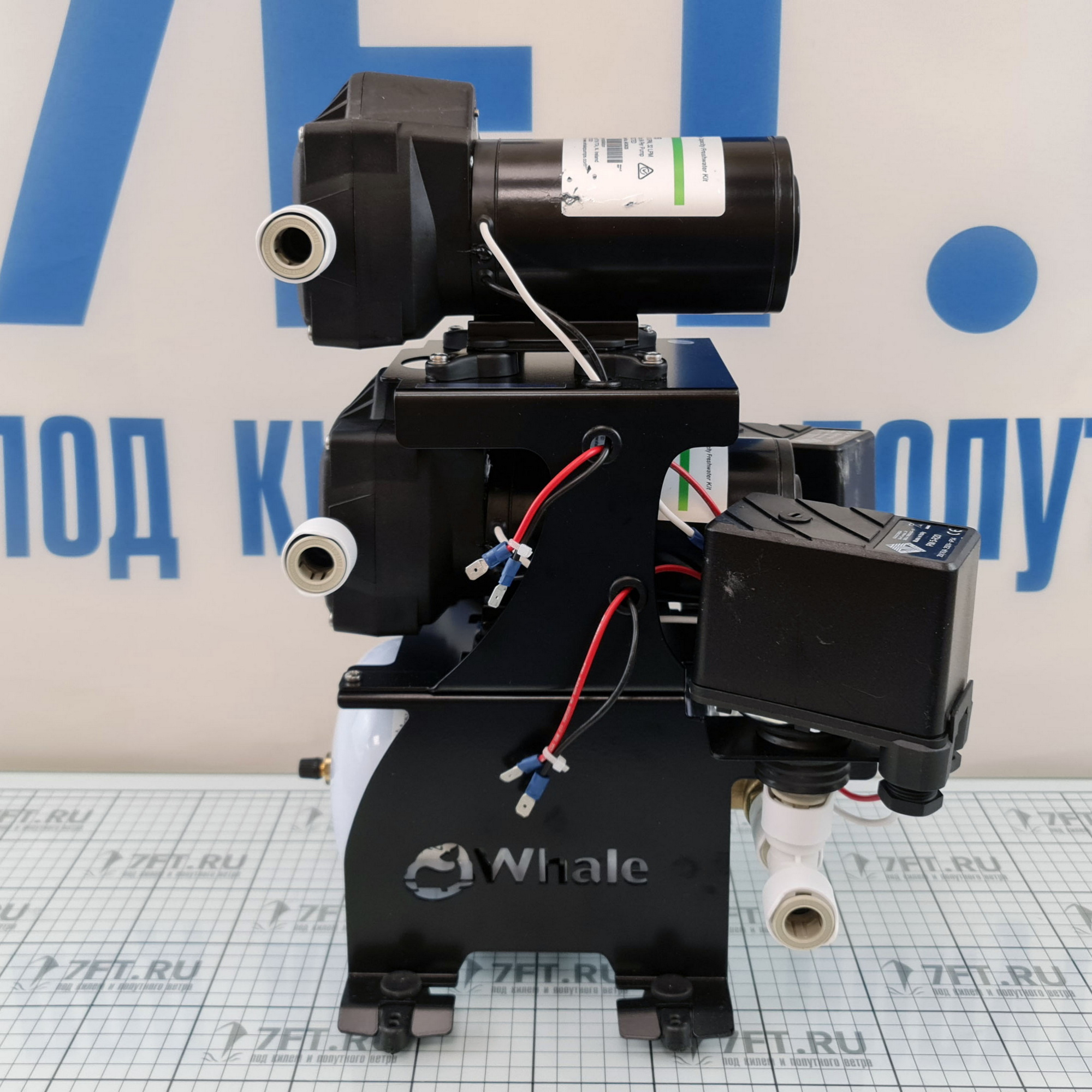 Купить Насосная станция двухступенчатая Whale UF2415B 12В 24л/мин 3бар штуцер 19мм 407×310×310мм бак 2л для водоснабжения 7ft.ru в интернет магазине Семь Футов