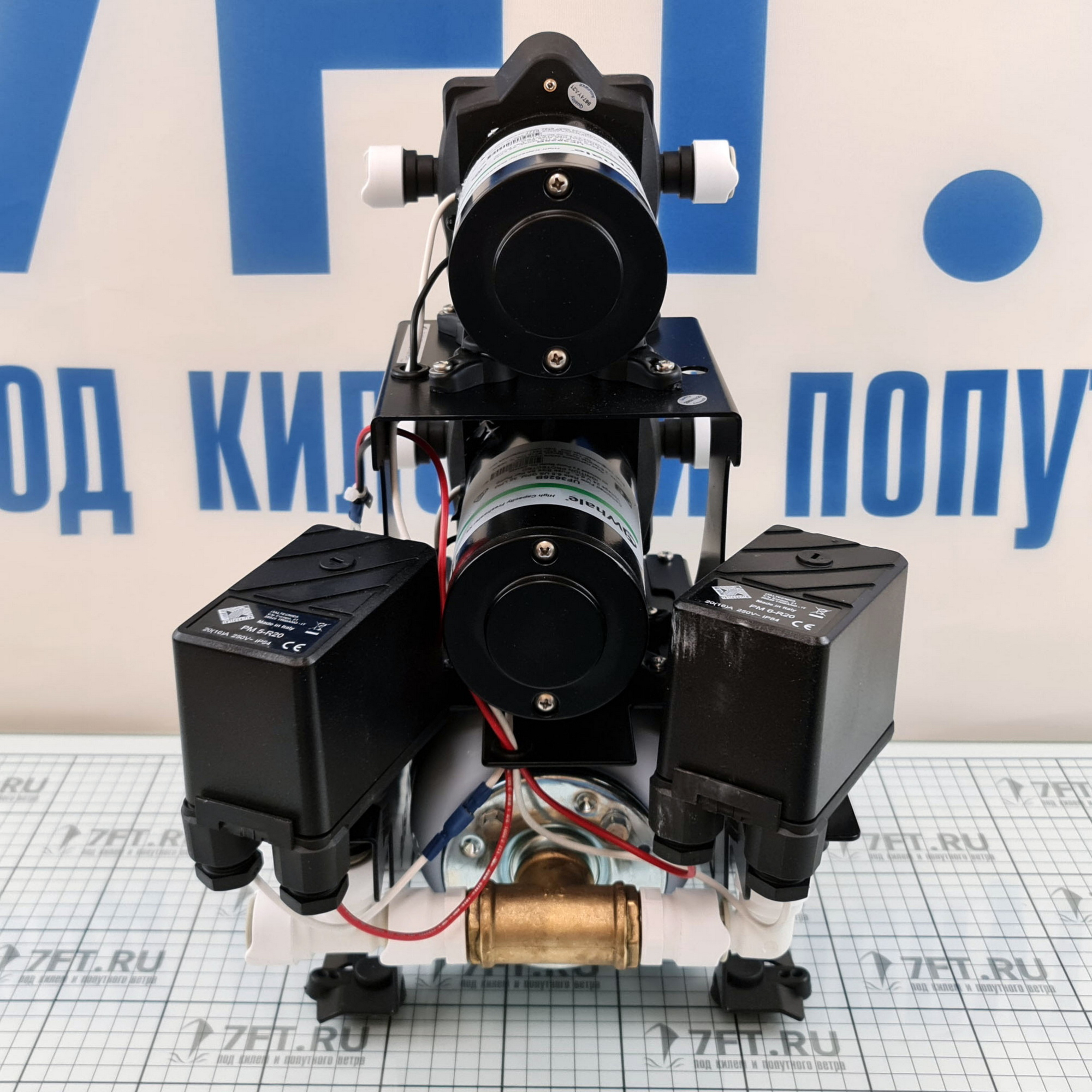 Купить Насосная станция двухступенчатая Whale UF2415B 12В 24л/мин 3бар штуцер 19мм 407×310×310мм бак 2л для водоснабжения 7ft.ru в интернет магазине Семь Футов