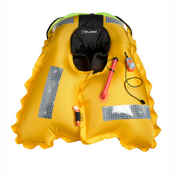 Купить Надувной спасательный жилет Crewsaver 9735BKAP Crewfit Plus 180N Pro чёрный с автоматическим пусковым механизмом с ремнями безопасности 7ft.ru в интернет магазине Семь Футов