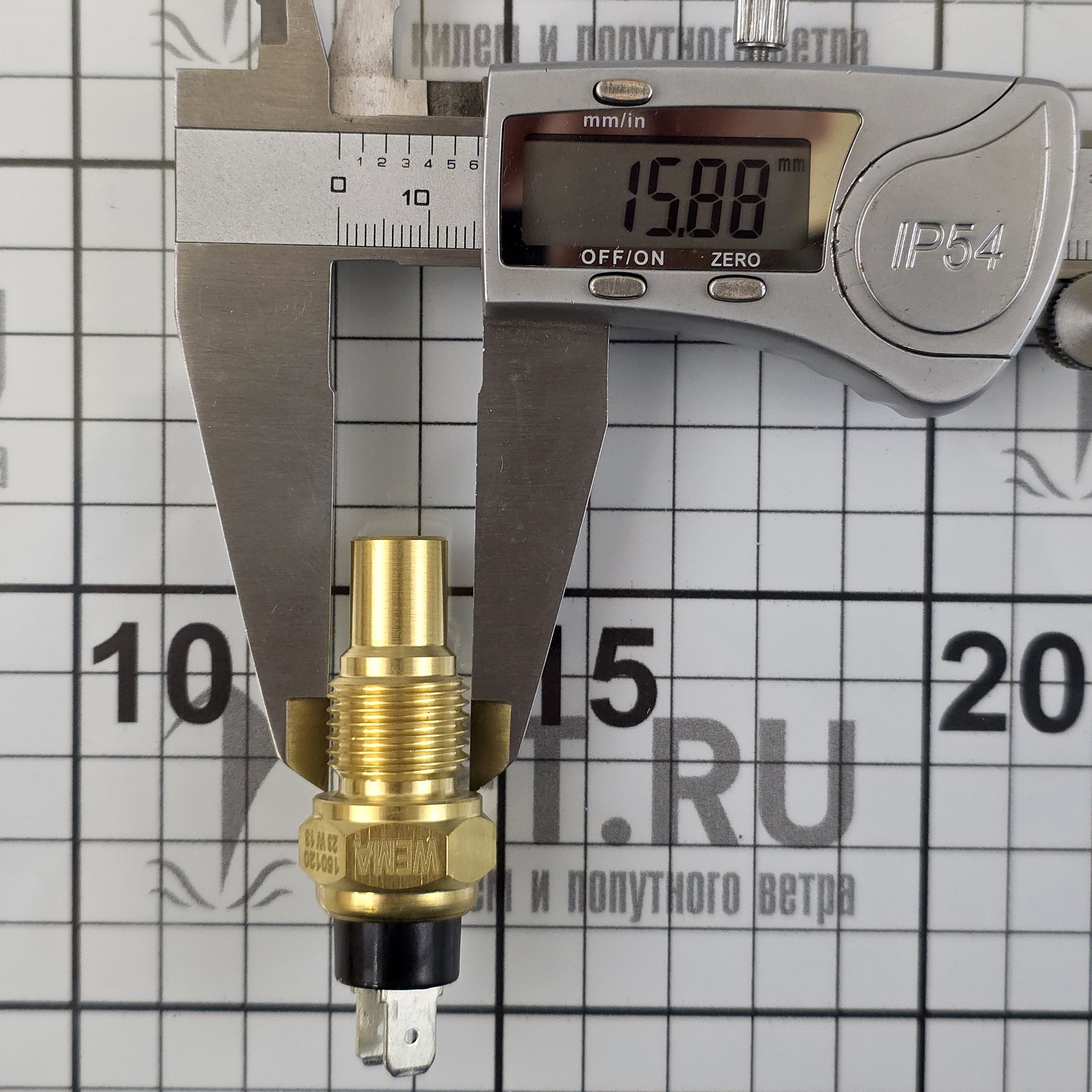 Купить Датчик температуры масла/воды Wema STP-2A 25-100°C резьба M16x1,5 с изолированным выходом 7ft.ru в интернет магазине Семь Футов