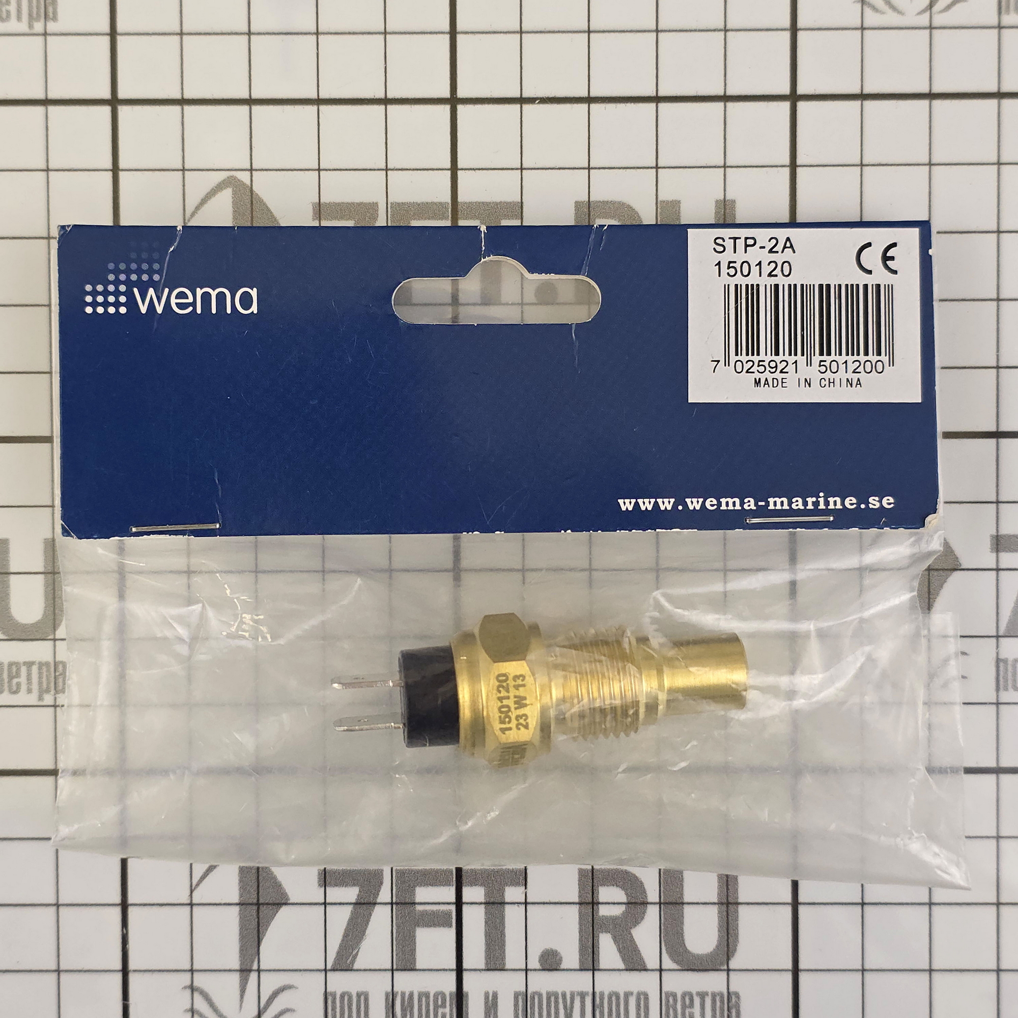 Купить Датчик температуры масла/воды Wema STP-2A 25-100°C резьба M16x1,5 с изолированным выходом 7ft.ru в интернет магазине Семь Футов
