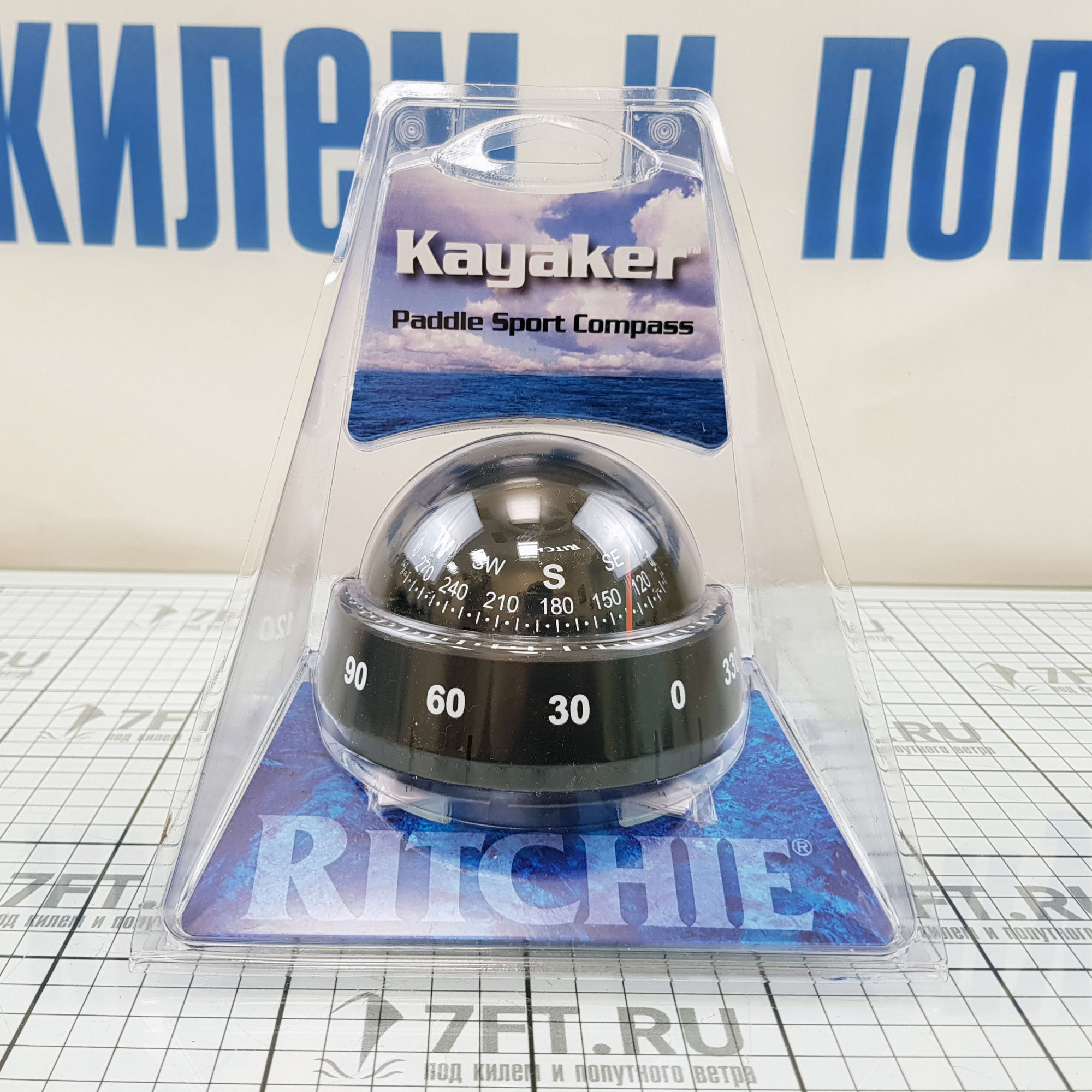 Купить Компас с конической картушкой Ritchie Navigation Kayaker XP-99 чёрный 70 мм 7ft.ru в интернет магазине Семь Футов