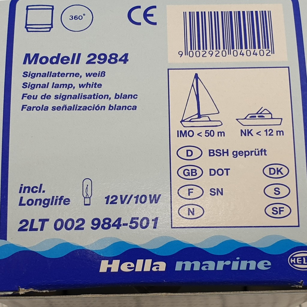 Купить Круговой огонь белый Hella Marine NaviLED 2 NM 2LT 002 984-501 12 В 360° для судов длиной до 20 метров 7ft.ru в интернет магазине Семь Футов