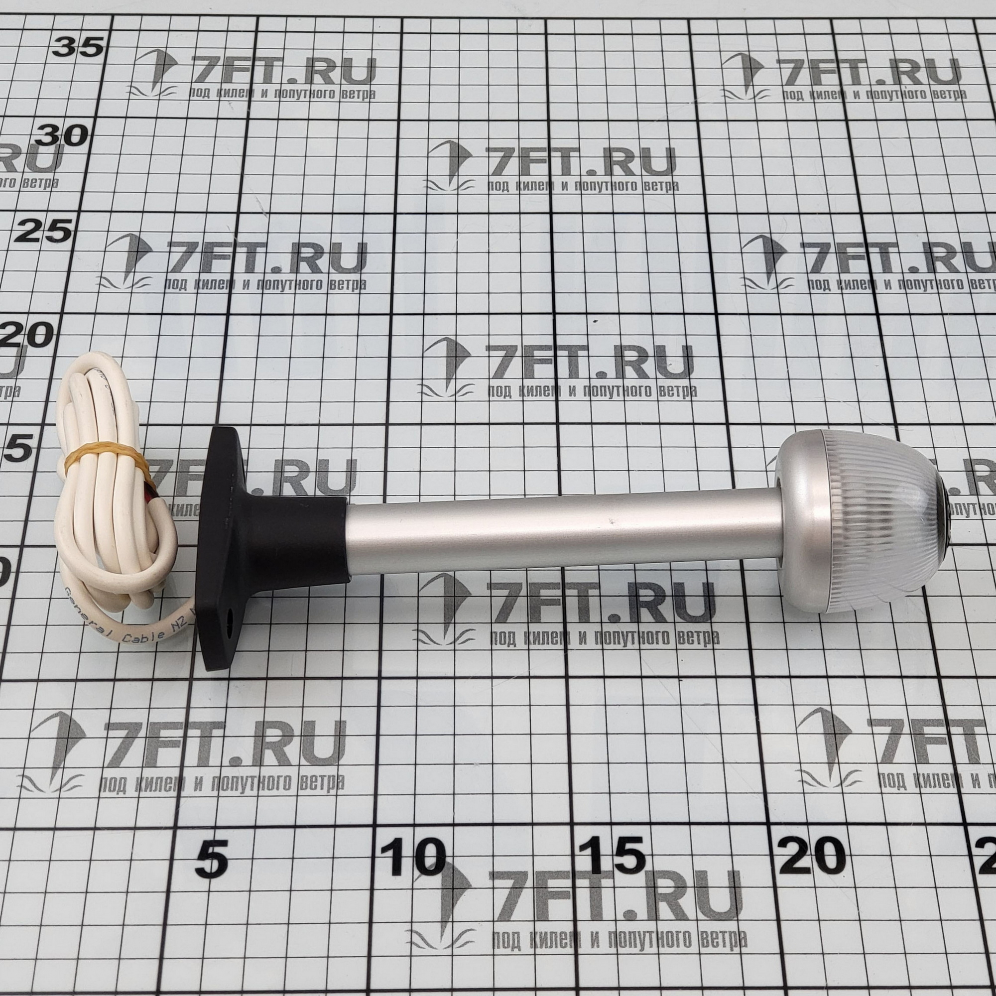 Купить Мачта с круговым огнём Hella Marine NaviLED 360 2LT 959 910-011 240 мм с креплением на палубу 7ft.ru в интернет магазине Семь Футов