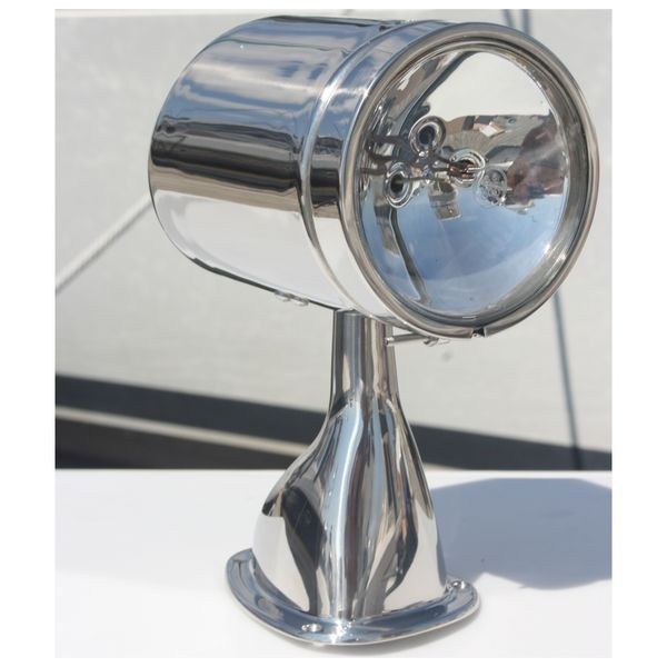 Купить Фара-искатель с дистанционным управлением Marinco 22040A 12В 100Вт 72000Кд угол поворота 70°/350° из нержавеющей стали AISI304 7ft.ru в интернет магазине Семь Футов