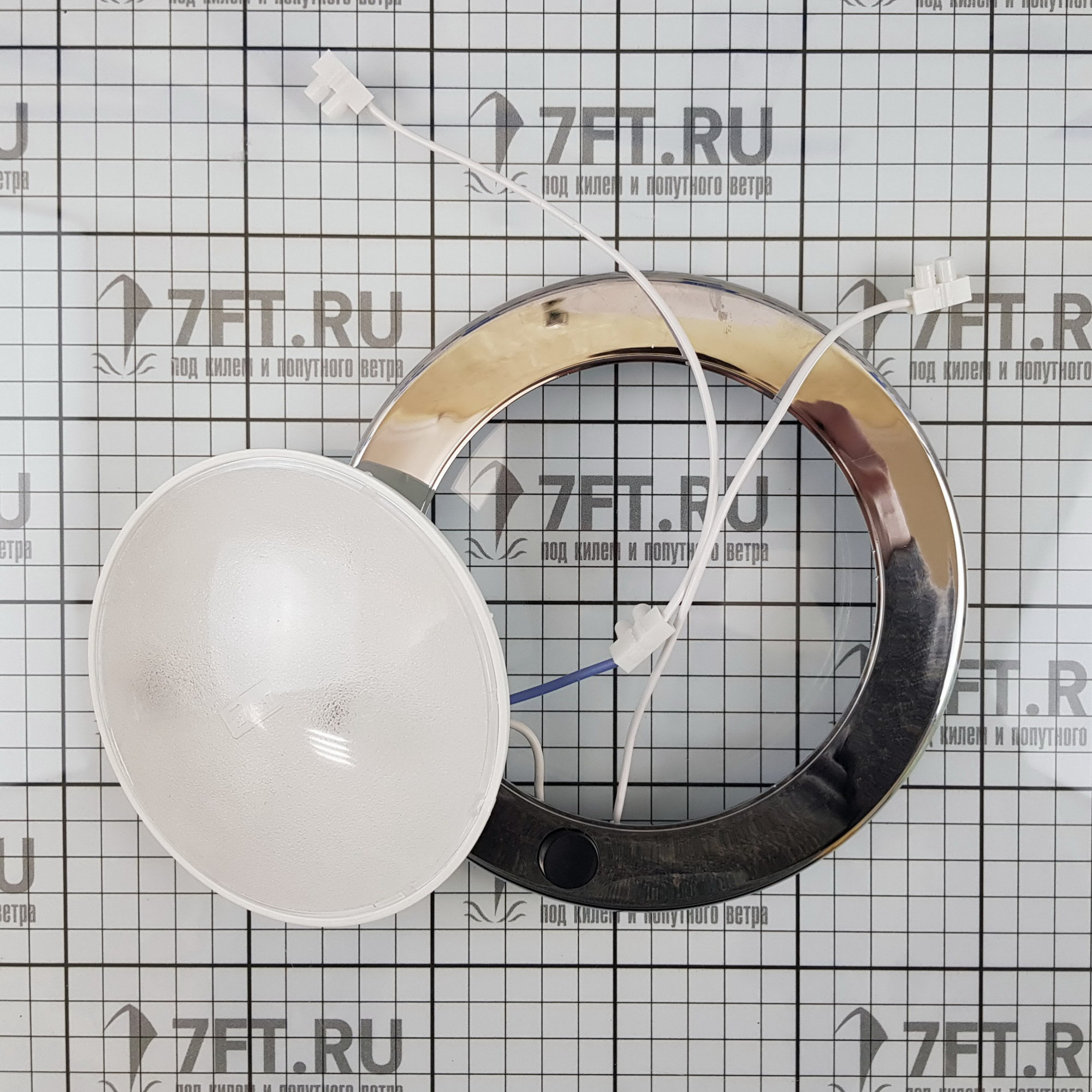 Купить Светильник точечный накладной Batsystem Saturn 8716C 12В 10Вт хромированный корпус с выключателем 7ft.ru в интернет магазине Семь Футов
