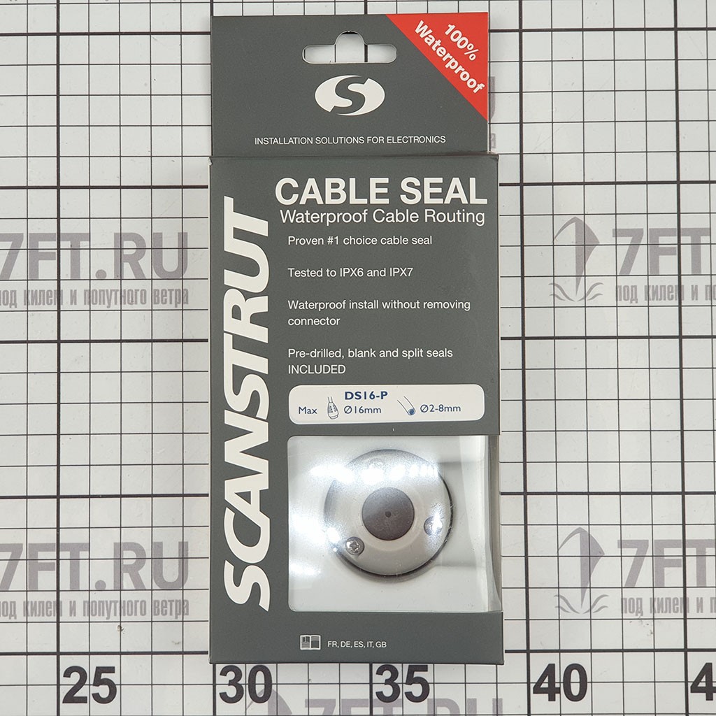 Купить Сальник кабельный водонепроницаемый IP68 Scanstrut DS16-P мини 2-8 мм из серого пластика 7ft.ru в интернет магазине Семь Футов
