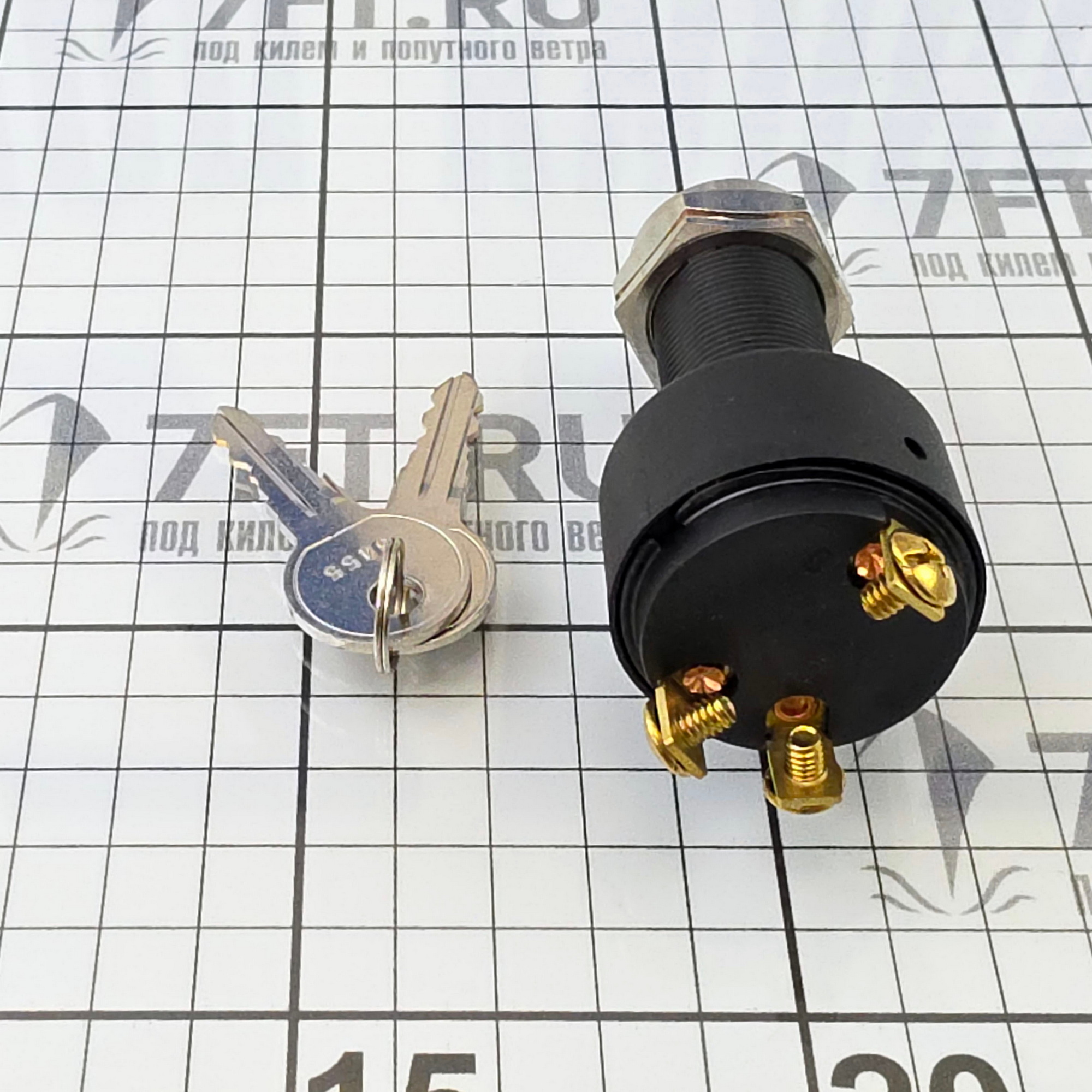 Купить Замок зажигания 3-х позиционный Littelfuse M-850 66 мм 7ft.ru в интернет магазине Семь Футов