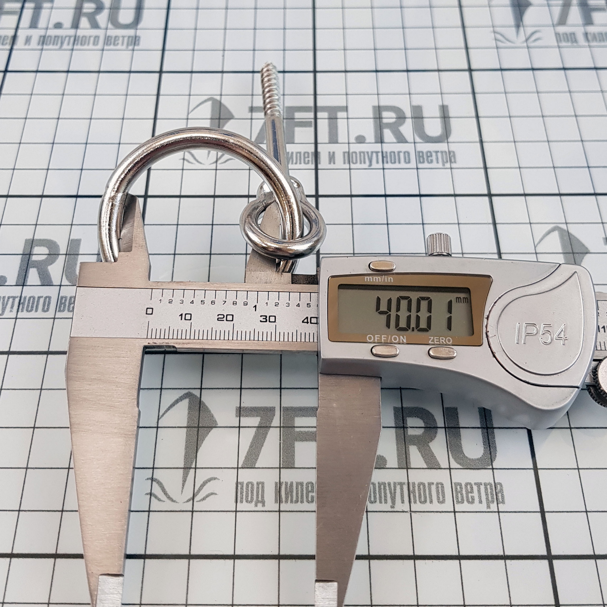Купить Рым-болт из нержавеющей стали с шурупом CIM 1011-0106 6 x 60 мм 40 мм 7ft.ru в интернет магазине Семь Футов