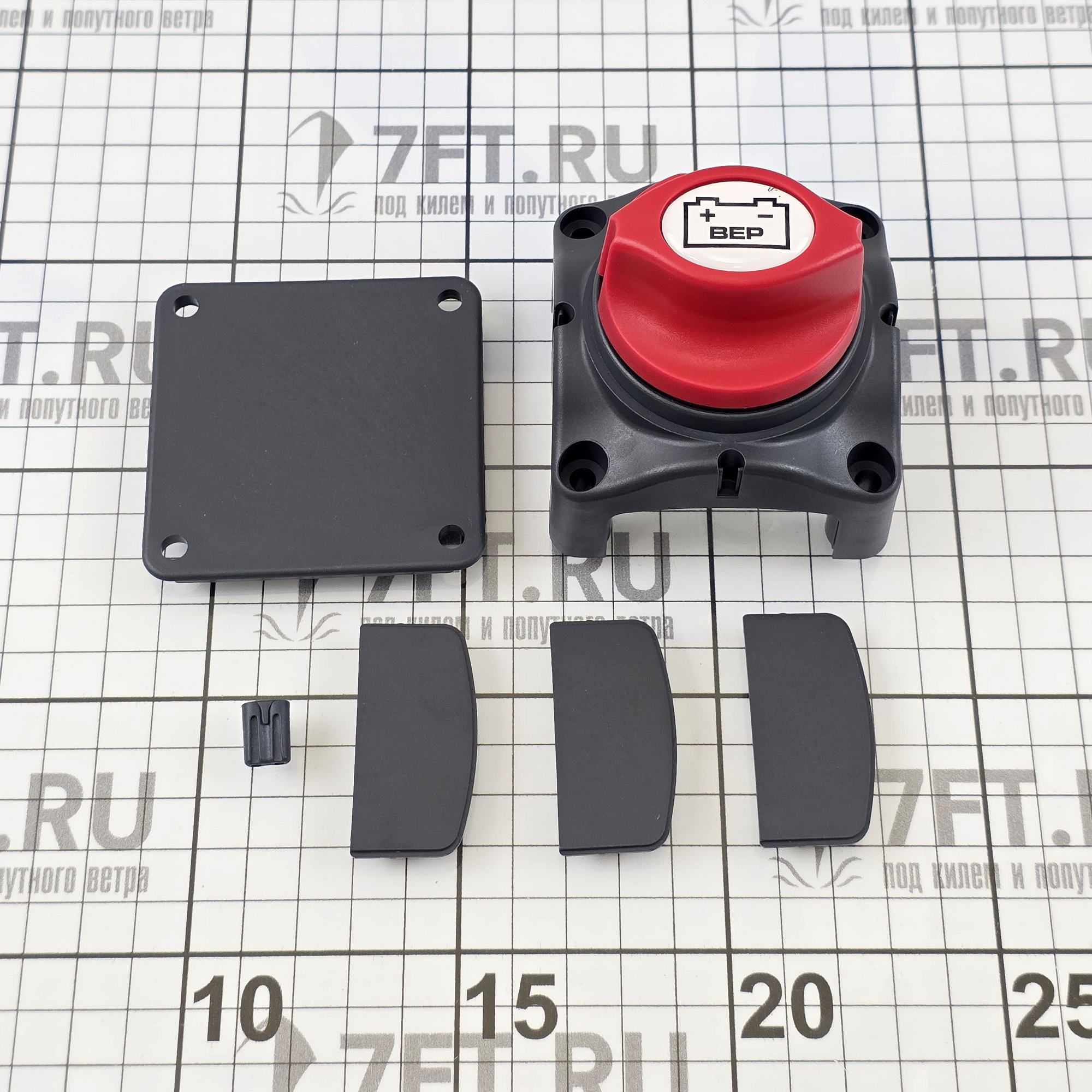 Купить Переключатель АКБ BEP Marine 701 275А 12-48В ON-OFF 2-х позиционный черный/красный 7ft.ru в интернет магазине Семь Футов