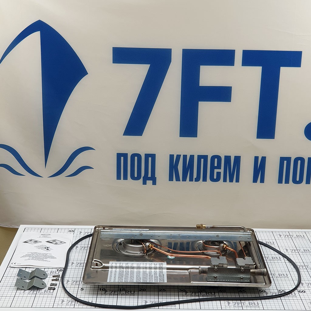 Купить Плита газовая двухконфорочная встраиваемая ENO MASTER-2 432040010785 472x342x77мм 1,75-2,5кВт со стеклянной крышкой и газ-контролем 7ft.ru в интернет магазине Семь Футов