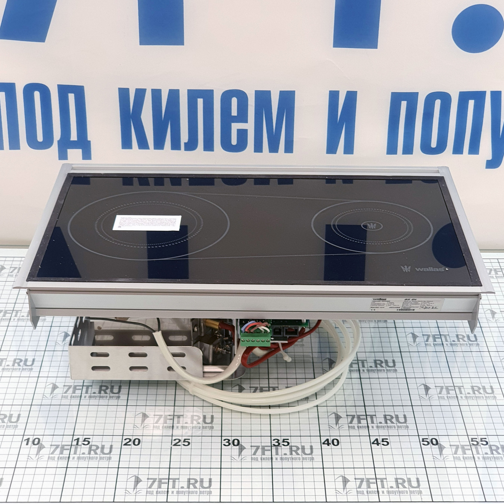 Купить Дизельная плита Wallas 85DT 456x325x196мм 12В 1,9кВт 0,09-0,19л/час врезная двухкомфорочная керамическая 7ft.ru в интернет магазине Семь Футов