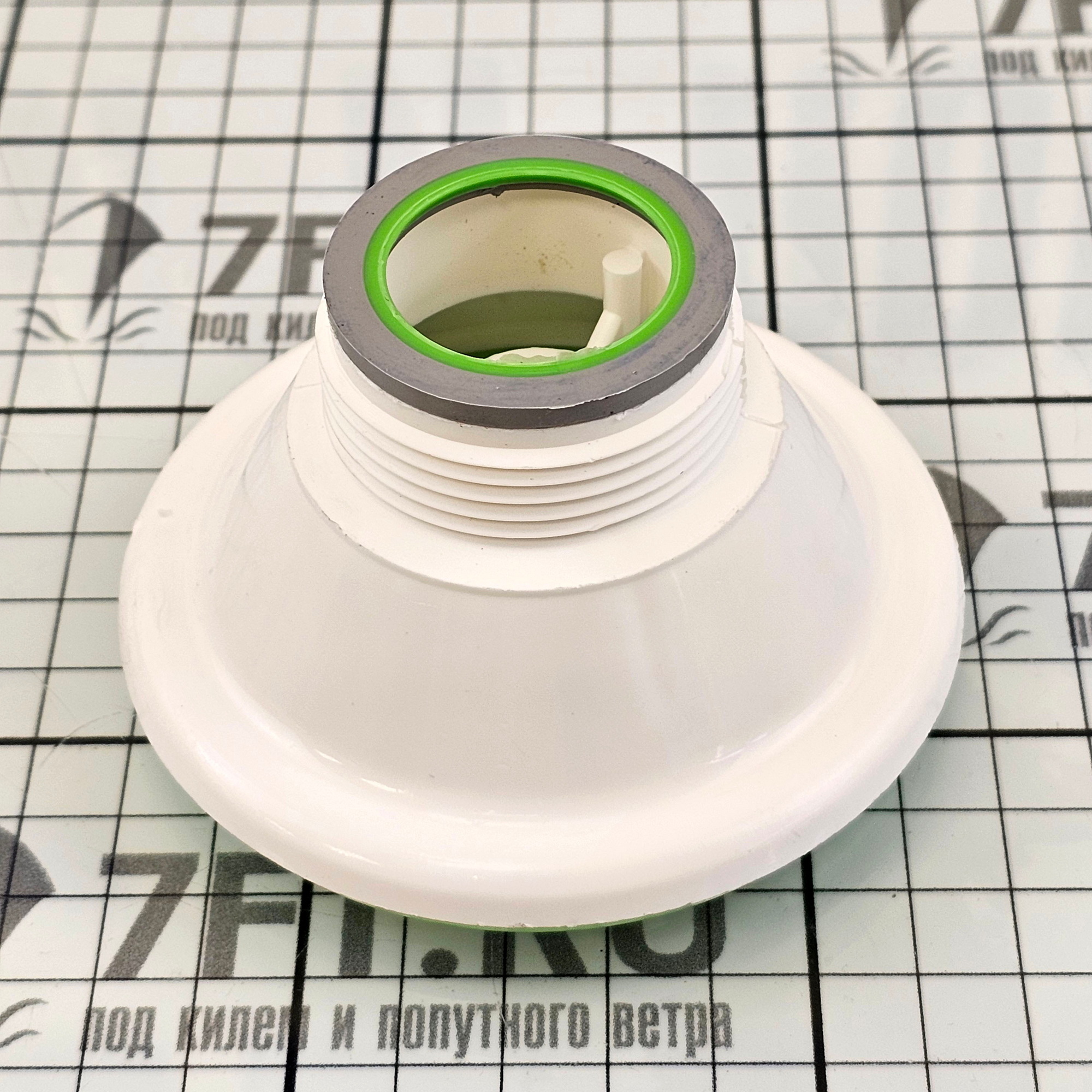 Купить Сток прямой с пробкой Barka PI1435TM Ø70/53,5x40мм с резьбой 1"1/4 из нержавеющей стали и пластика 7ft.ru в интернет магазине Семь Футов