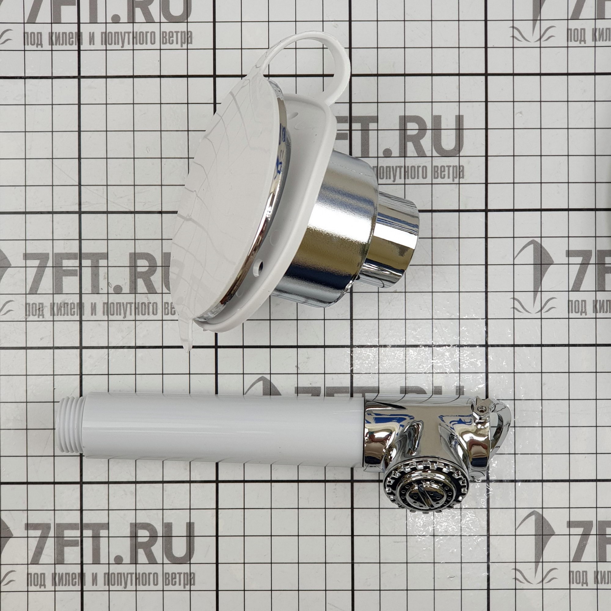 Купить Душевая ниша с кнопочным душем Osculati Mizar 15.244.00 84 мм 2,5 м 7ft.ru в интернет магазине Семь Футов