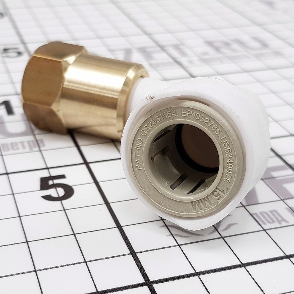 Купить Коннектор угловой Whale Elbow Adaptor WX1531B 15 мм 7ft.ru в интернет магазине Семь Футов
