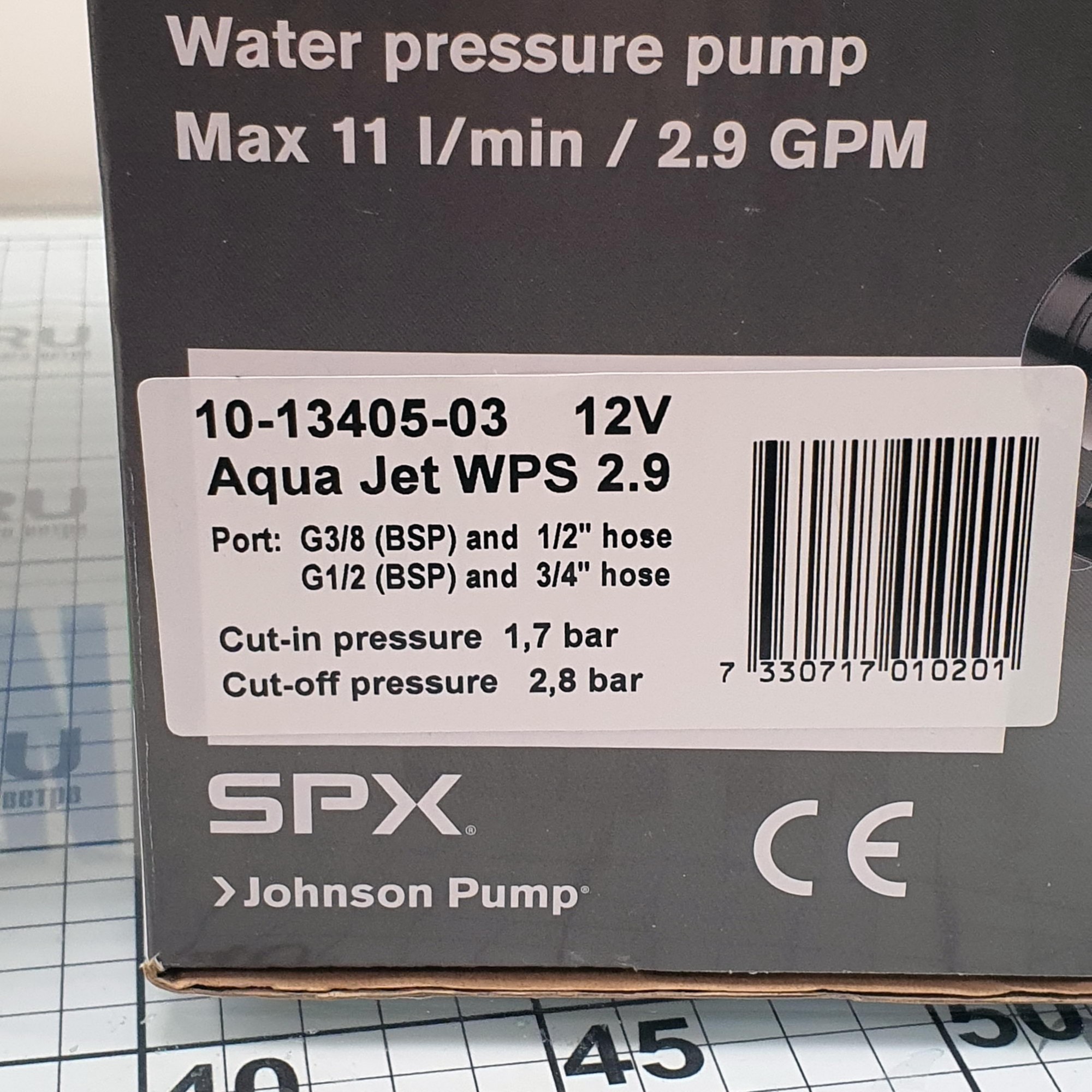 Купить Гидрофор пятикамерный Johnson Pump Aqua Jet WPS 2,9 10-13405-03 12В 11л/мин 2,8бар 7ft.ru в интернет магазине Семь Футов
