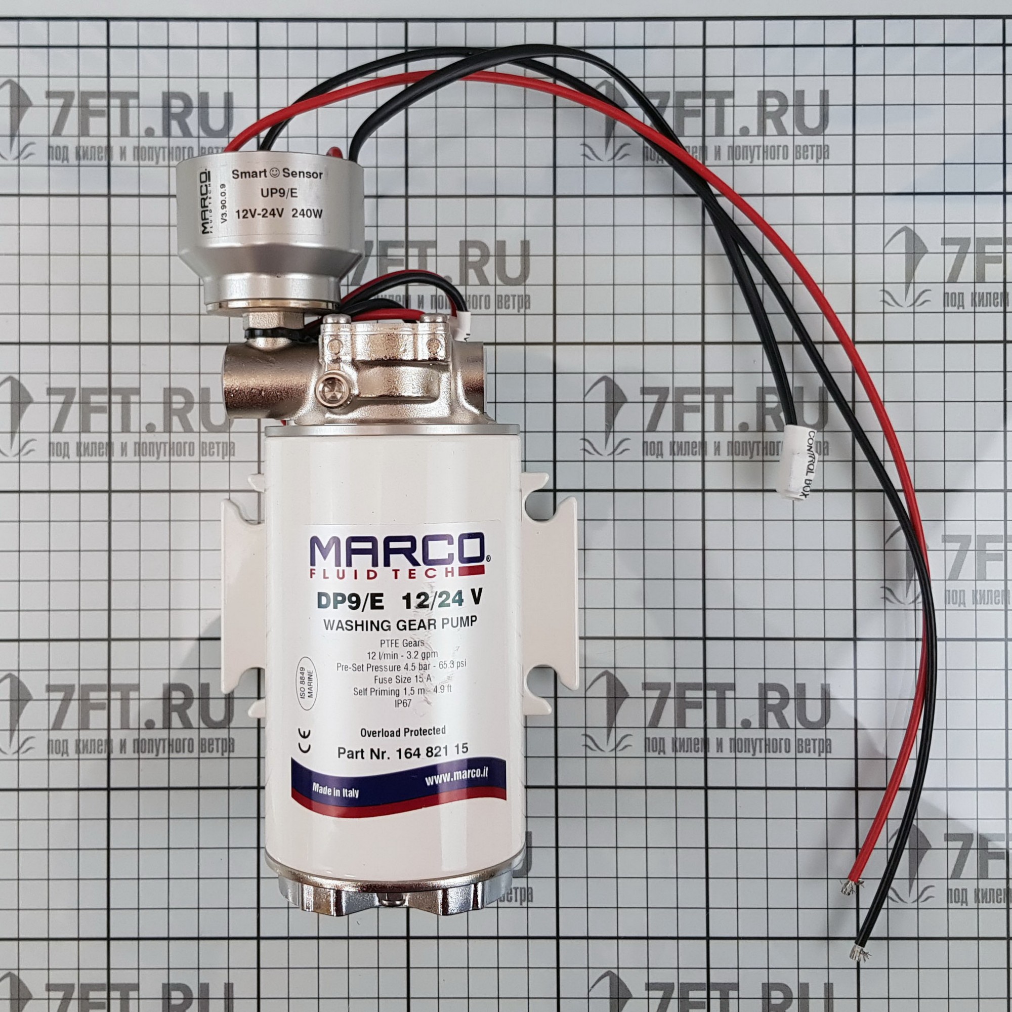 Купить Комплект для мытья палубы Marco DP9/E 16482115 12/24 В 12 л/мин 4 бар 7ft.ru в интернет магазине Семь Футов