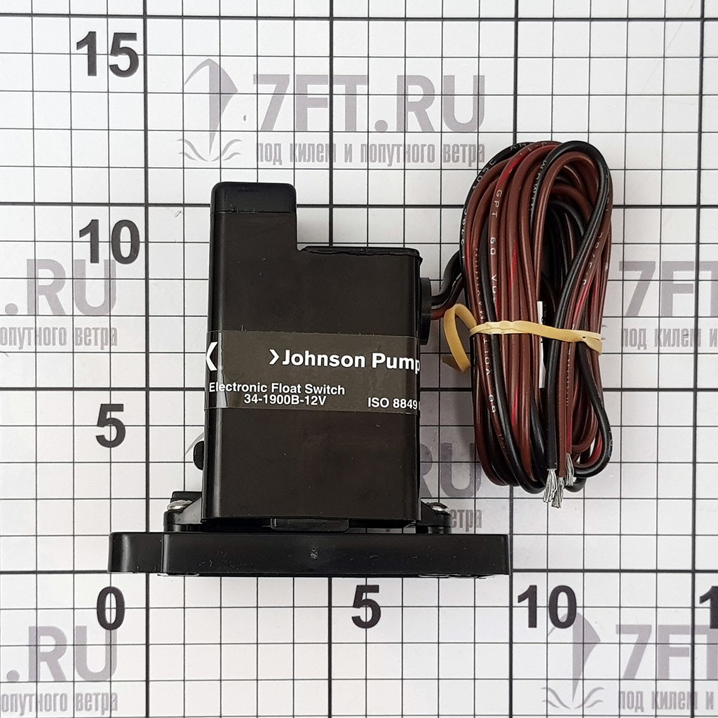 Купить Электронный автоматический выключатель Johnson Pump 34-1900B-12V 12В 15А для помп/насосов 7ft.ru в интернет магазине Семь Футов