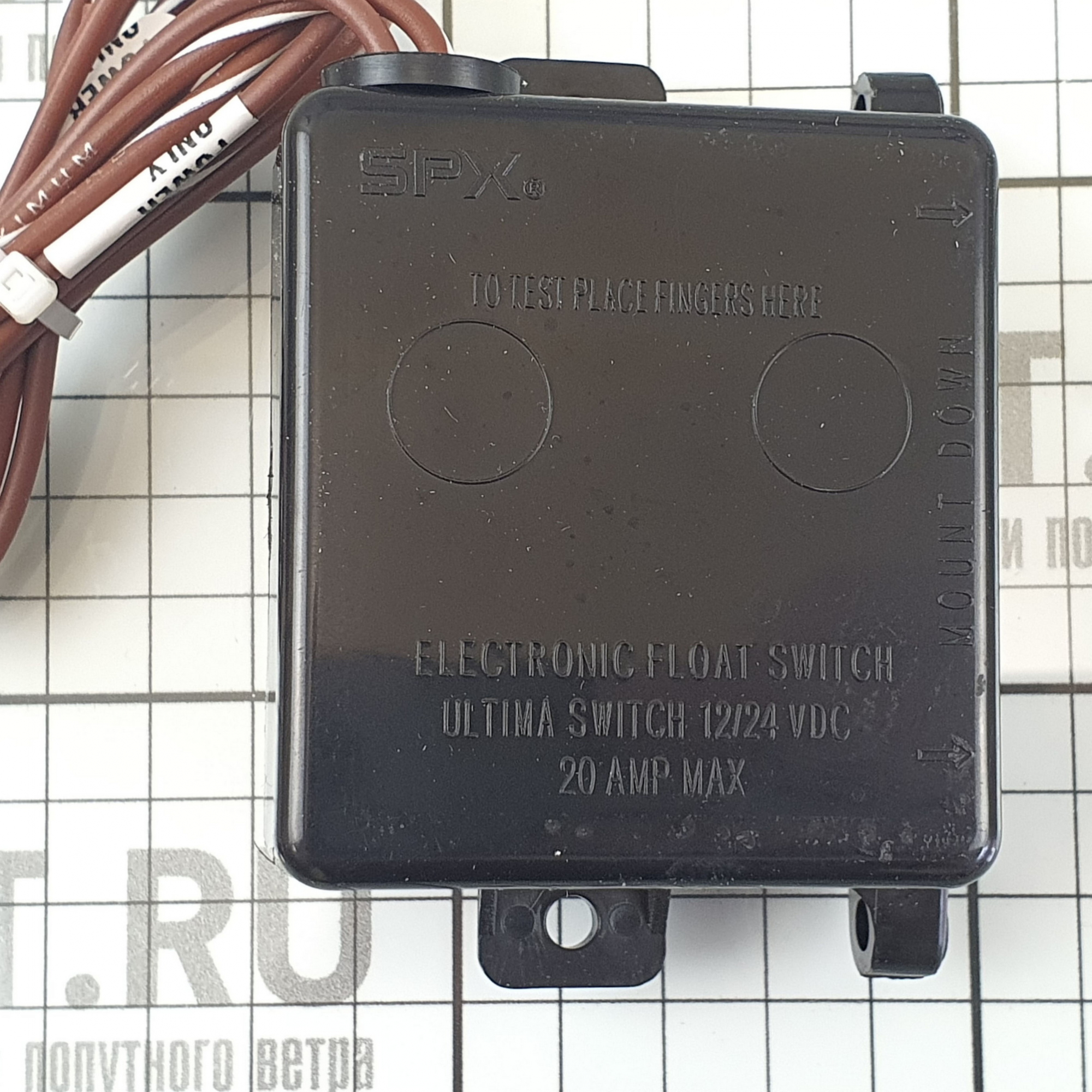 Купить Автоматический выключатель насоса/помпы Johnson Pump Ultima 34-36303 12/24В 20А 85x62x30мм 7ft.ru в интернет магазине Семь Футов