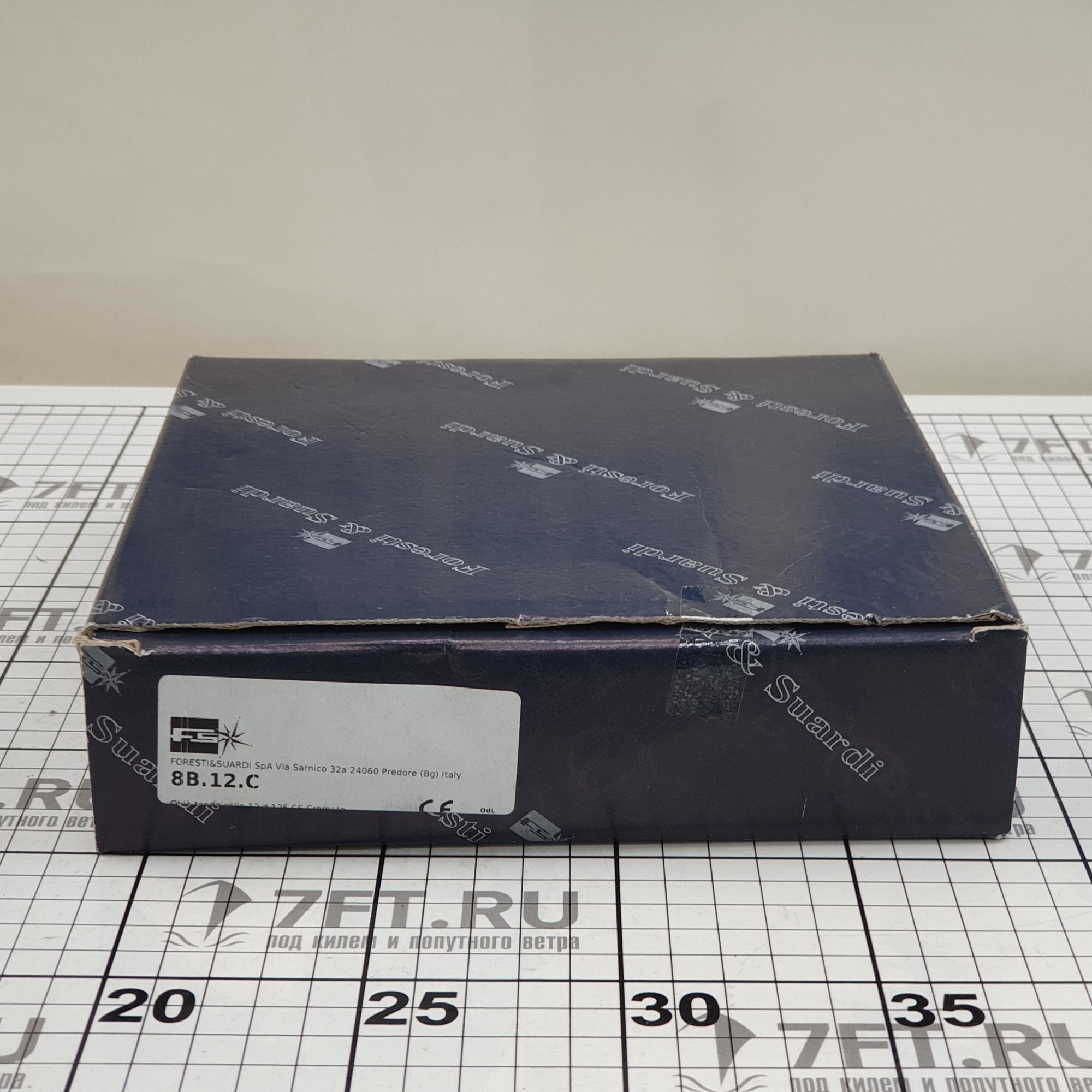 Купить Иллюминатор открывающийся Foresti & Suardi 8B.12.C 182х4 мм из хромированной латуни 7ft.ru в интернет магазине Семь Футов