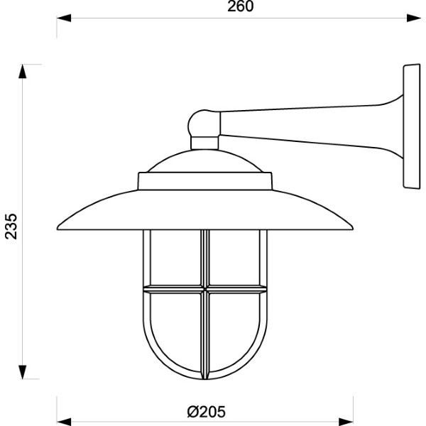 Купить Светильник настенный Foresti & Suardi 2060.LT E27 220/240 В 52 Вт прозрачное стекло 7ft.ru в интернет магазине Семь Футов