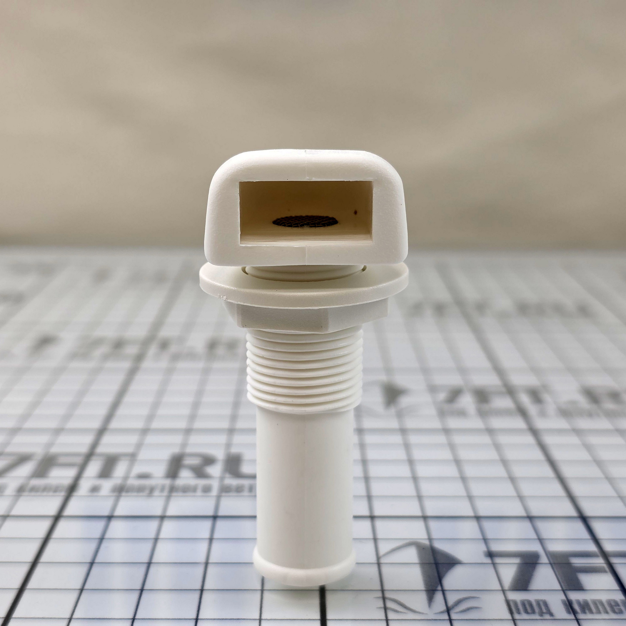 Купить Головка дренажная из белого нейлона 37105W 16 мм 7ft.ru в интернет магазине Семь Футов