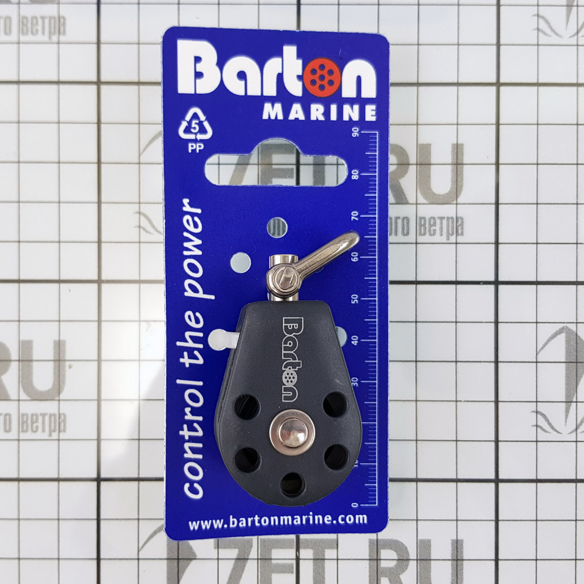 Купить Блок одношкивный опорный Barton Marine серия 1 N01130 30 мм 355 - 710 кг со скобой 7ft.ru в интернет магазине Семь Футов