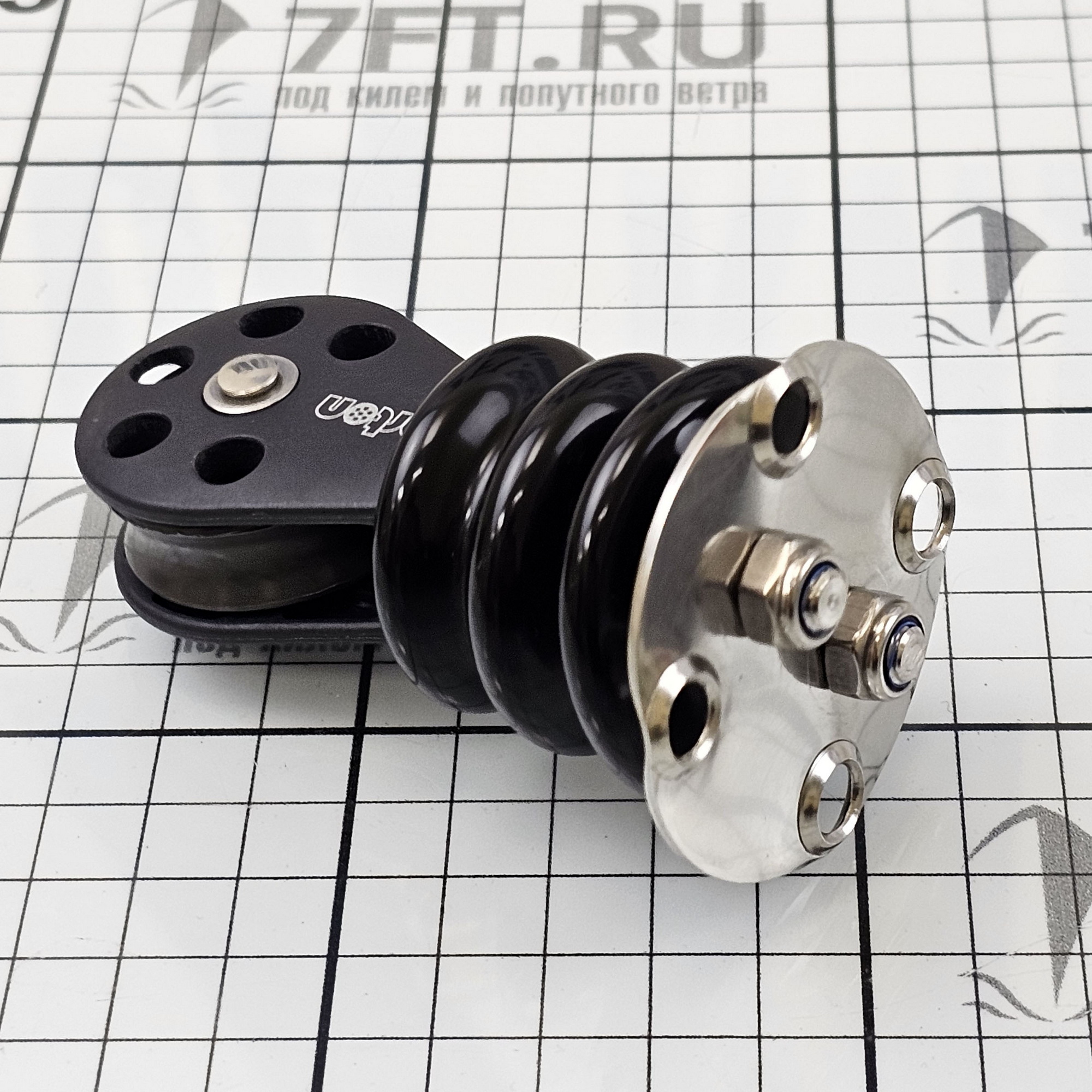 Купить Блок одношкивный опорный Barton Marine серия 2 N02170 35 мм 370 - 740 кг подпружиненный 7ft.ru в интернет магазине Семь Футов