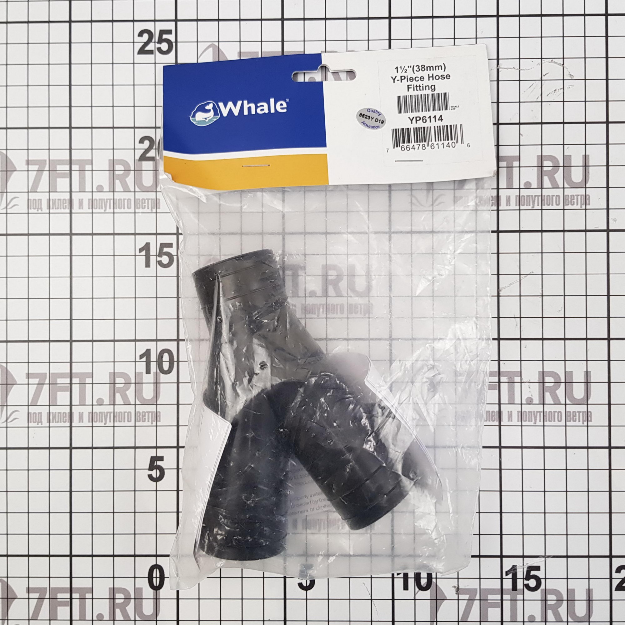 Купить Тройник Y-образный из пластмассы Whale YP6114 38 мм 7ft.ru в интернет магазине Семь Футов