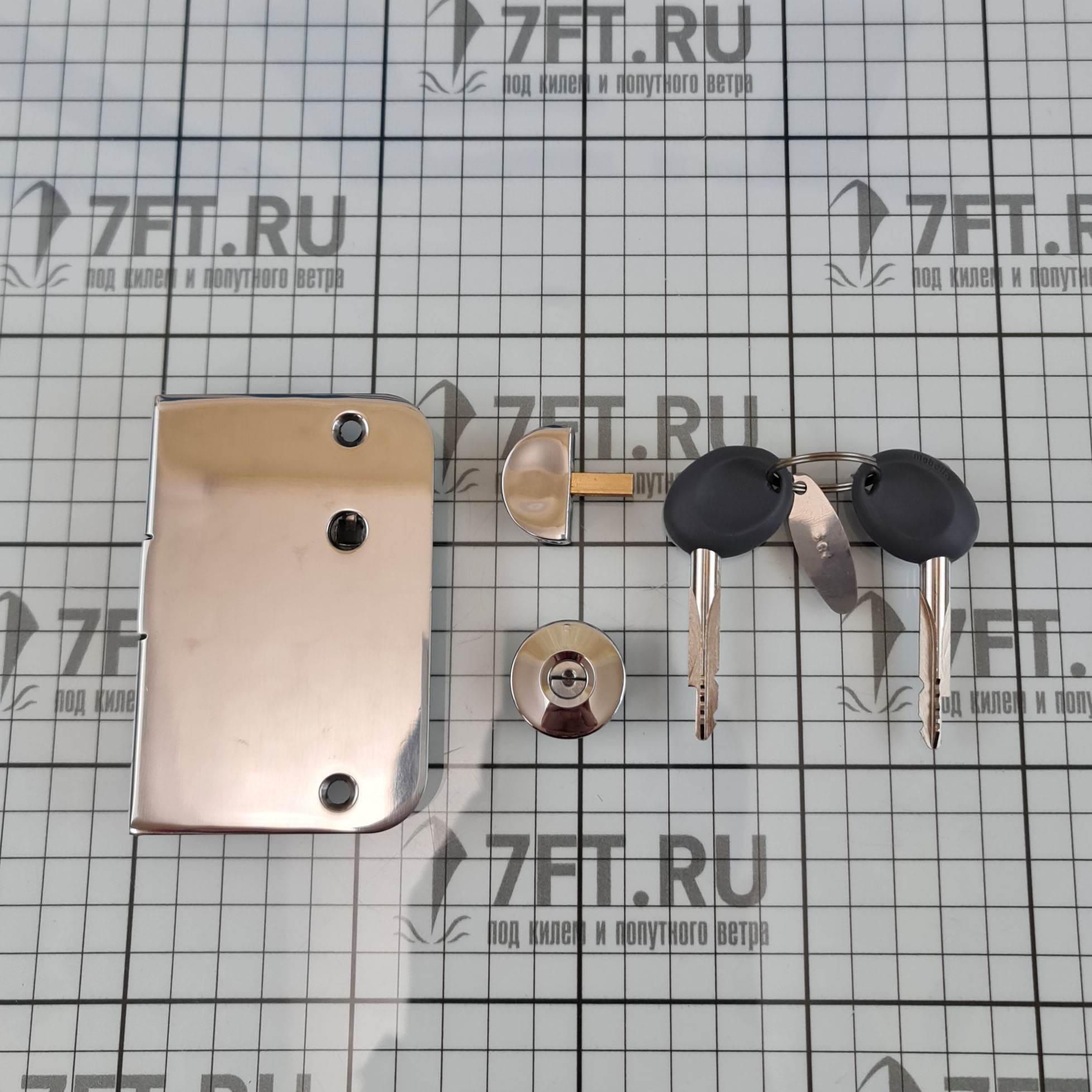 Купить Замок врезной Southco Marine MG-03-630-24 L-Star 64x95мм для раздвижных дверей и люков 7ft.ru в интернет магазине Семь Футов