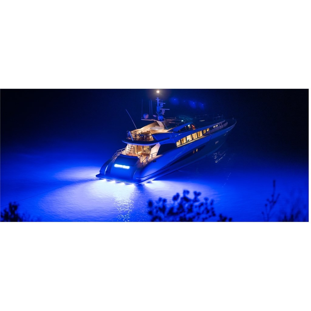 Купить Cветильник подводный Bluefin Led Foresti & Suardi Great White 24 В 122 Вт синий свет 7ft.ru в интернет магазине Семь Футов