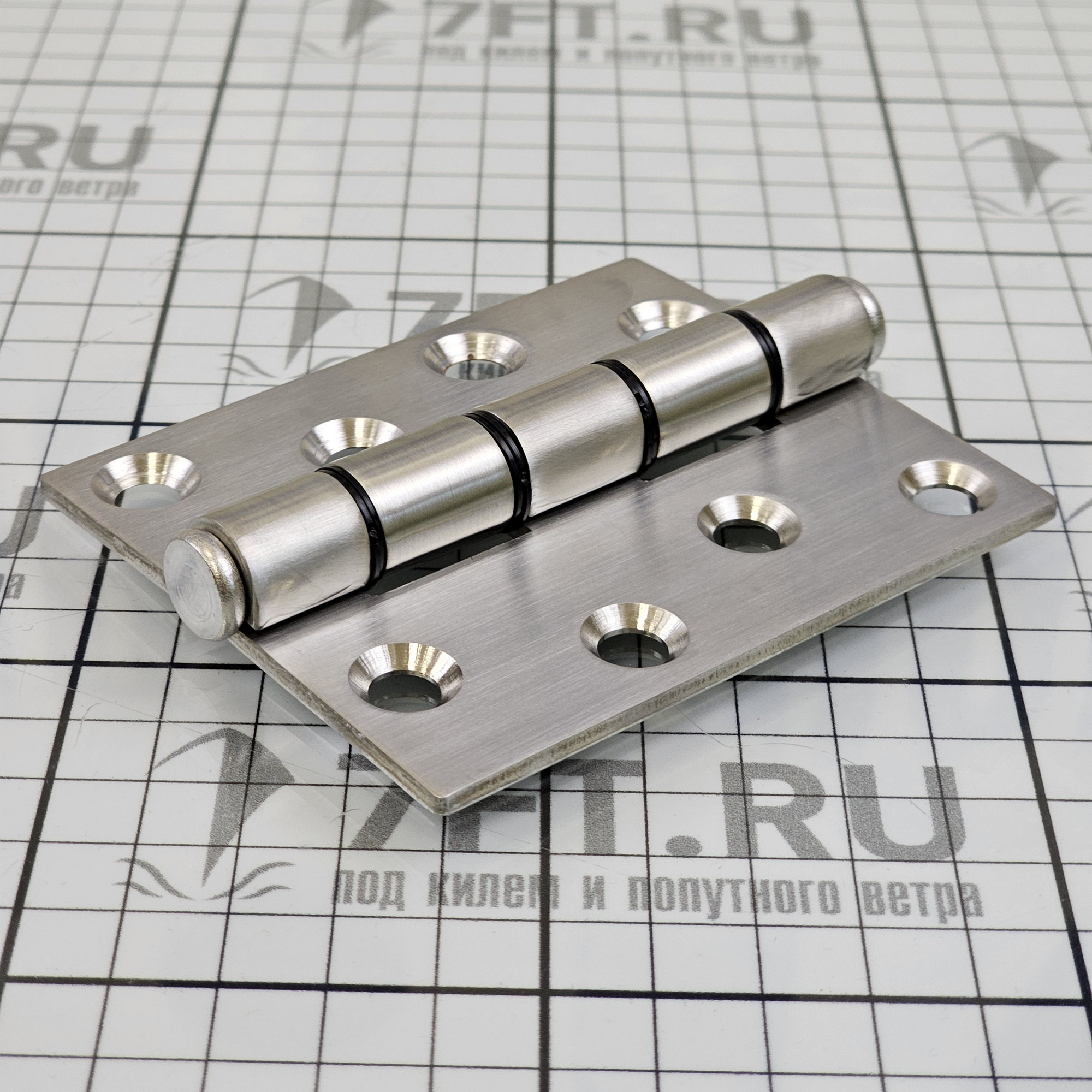 Купить Петля CQUIP 10-21335 89x73х2,5мм для дверей и люков из нержавеющей стали AISI316 7ft.ru в интернет магазине Семь Футов