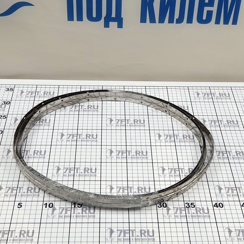 Купить Рояльная петля Marine Quality 352507 3500x25x0,7мм под потайную головку из нержавеющей стали 7ft.ru в интернет магазине Семь Футов