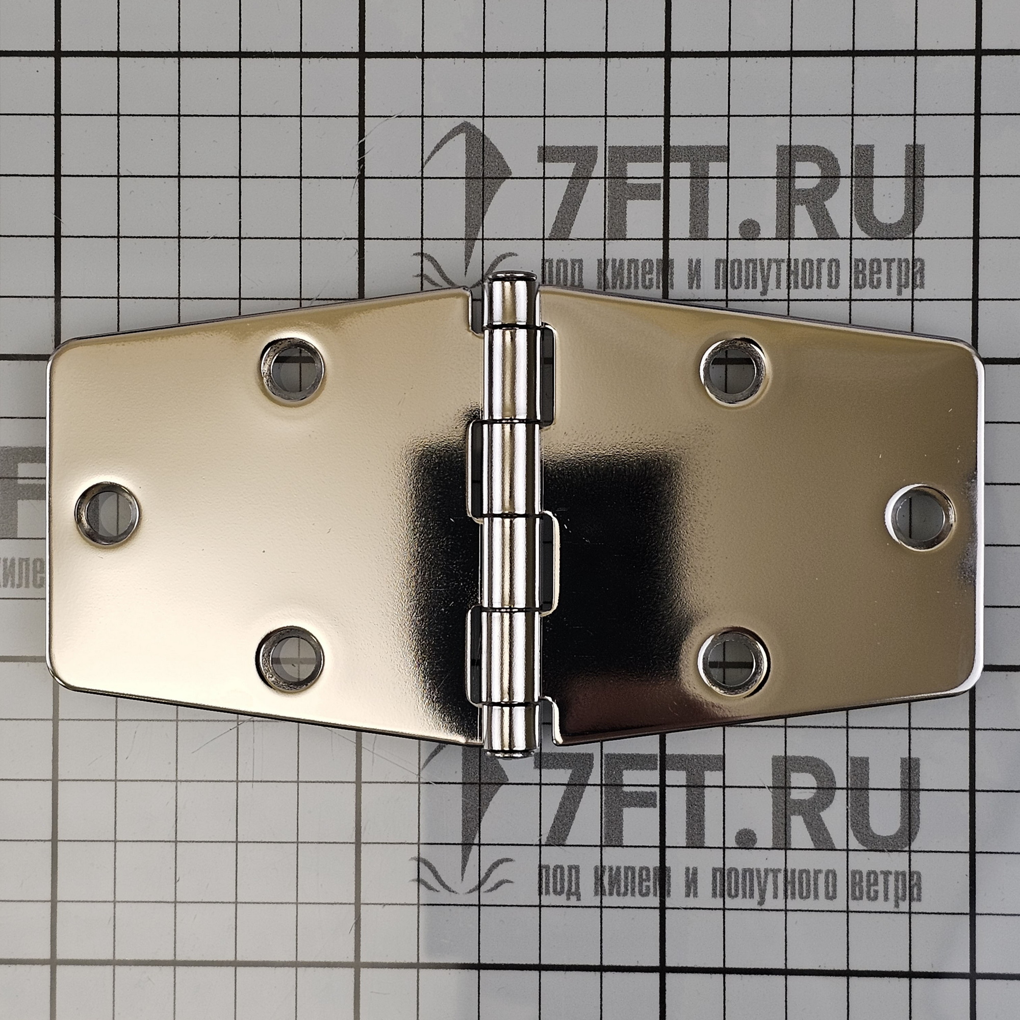 Купить Петля универсальная из нержавеющей стали Roca 440110 150x75 мм стандартный шарнир 7ft.ru в интернет магазине Семь Футов