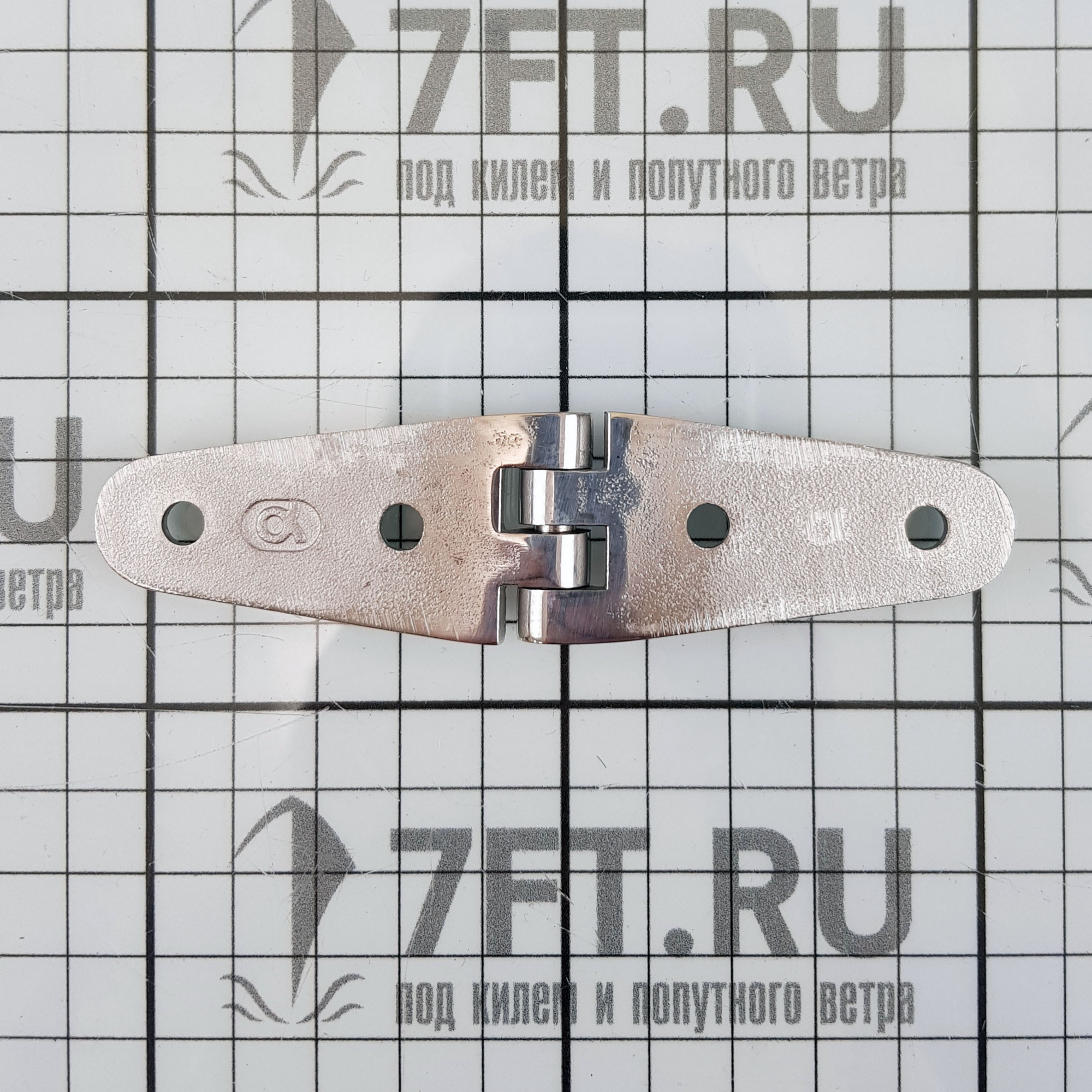Купить Петля симметричная по толщине из нержавеющей стали Marine Quality 86025 106 x 27 мм 7ft.ru в интернет магазине Семь Футов