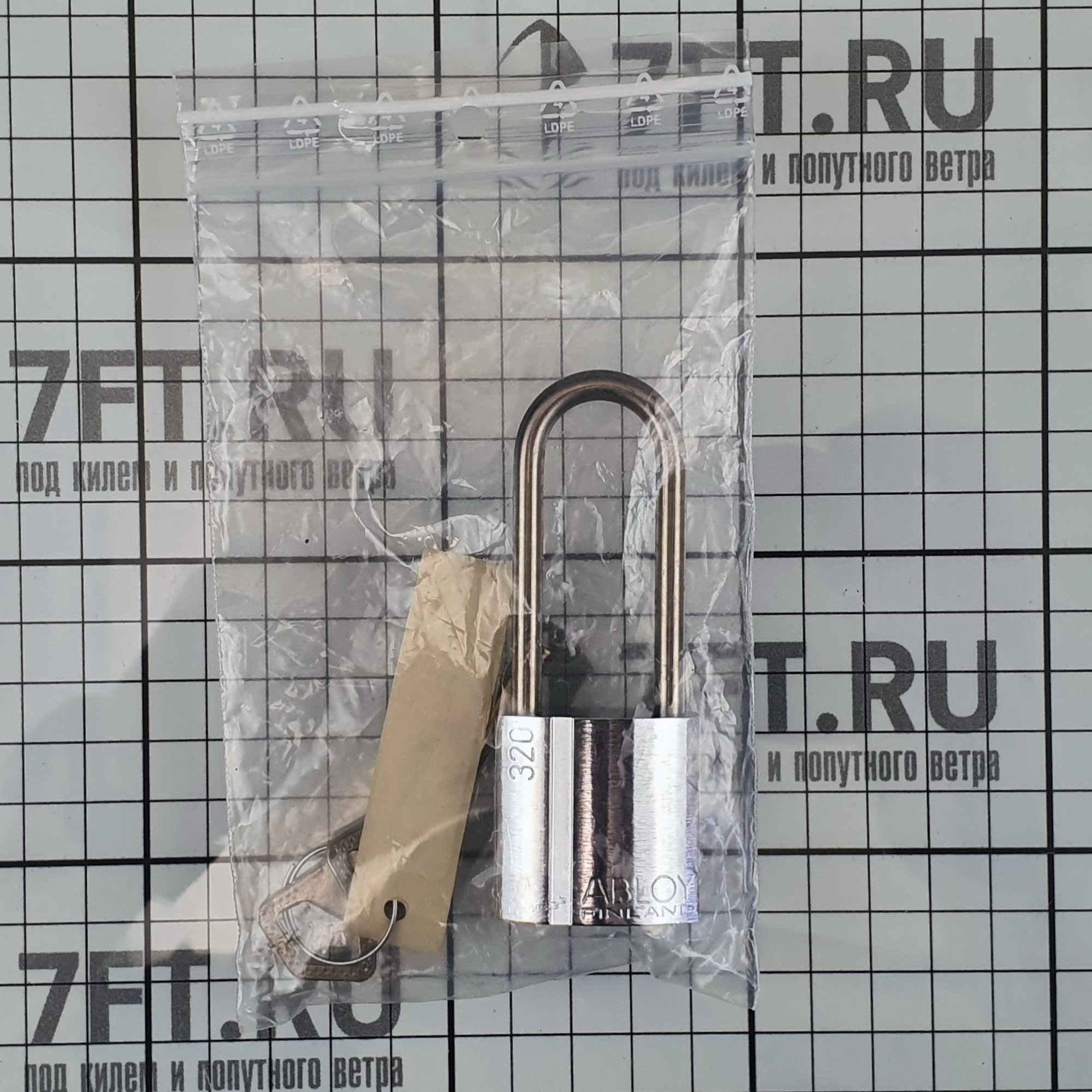 Купить Навесной замок Abloy PL320 11110035 из латуни с дужкой из нержавеющей стали 50мм 7ft.ru в интернет магазине Семь Футов