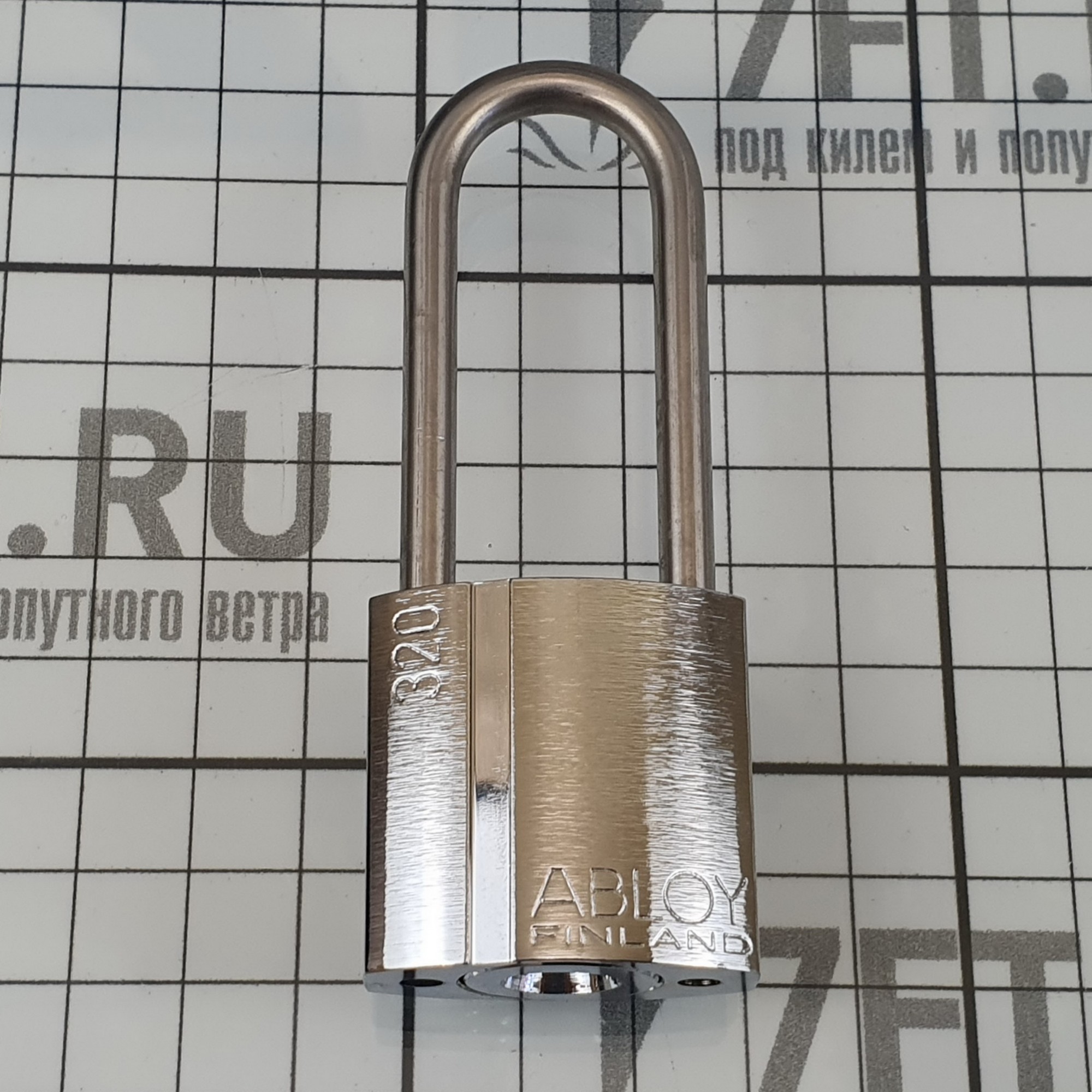 Купить Навесной замок Abloy PL320 11110035 из латуни с дужкой из нержавеющей стали 50мм 7ft.ru в интернет магазине Семь Футов