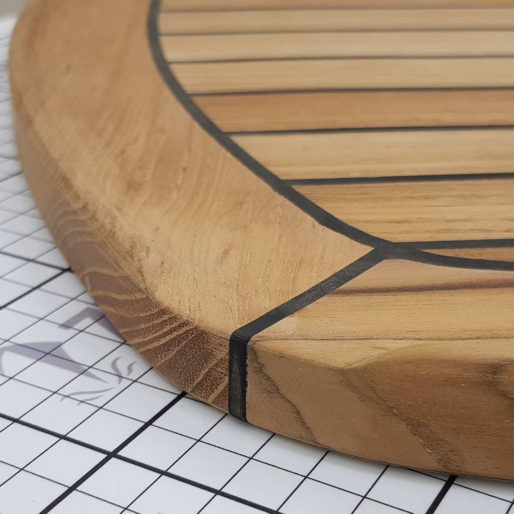 Купить Столешница тиковая Eude Marine Nautic Star TY642 940x610мм полуэлипс/бочка 7ft.ru в интернет магазине Семь Футов