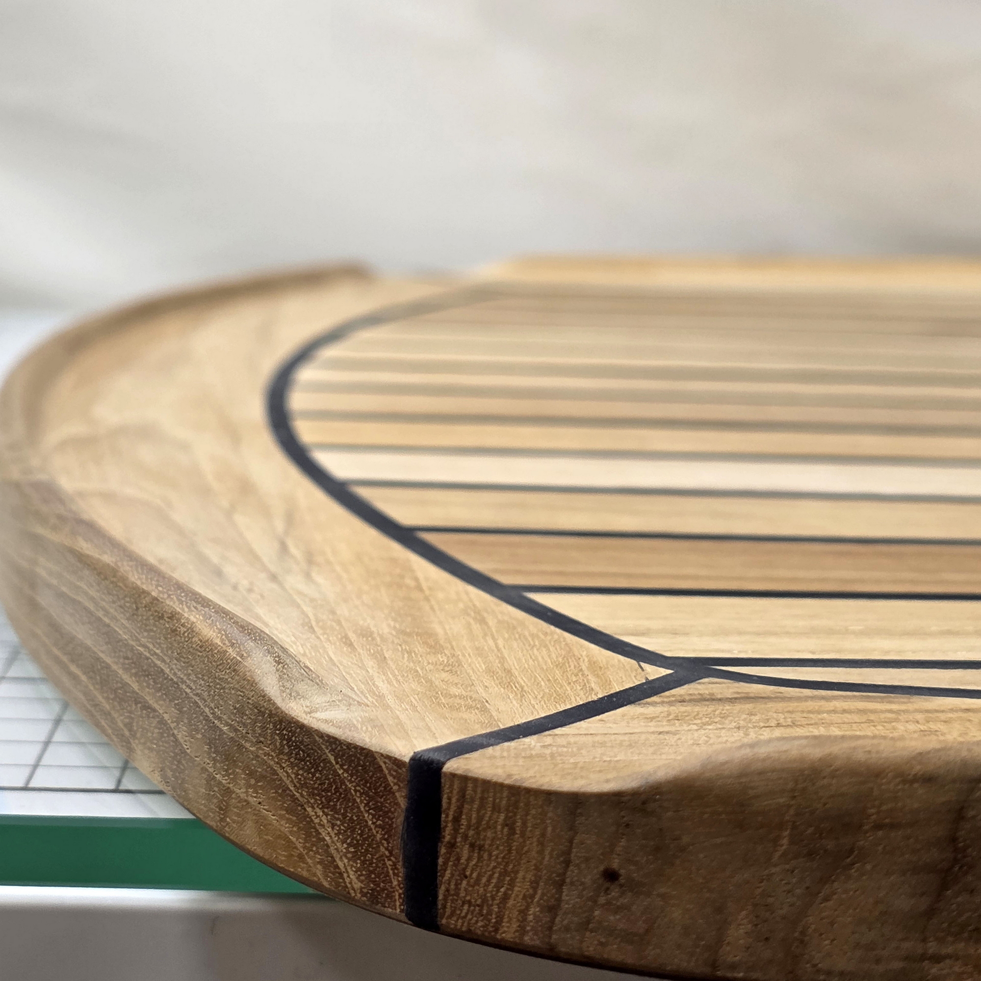 Купить Столешница тиковая Eude Marine Nautic Star TY642 940x610мм полуэлипс/бочка 7ft.ru в интернет магазине Семь Футов