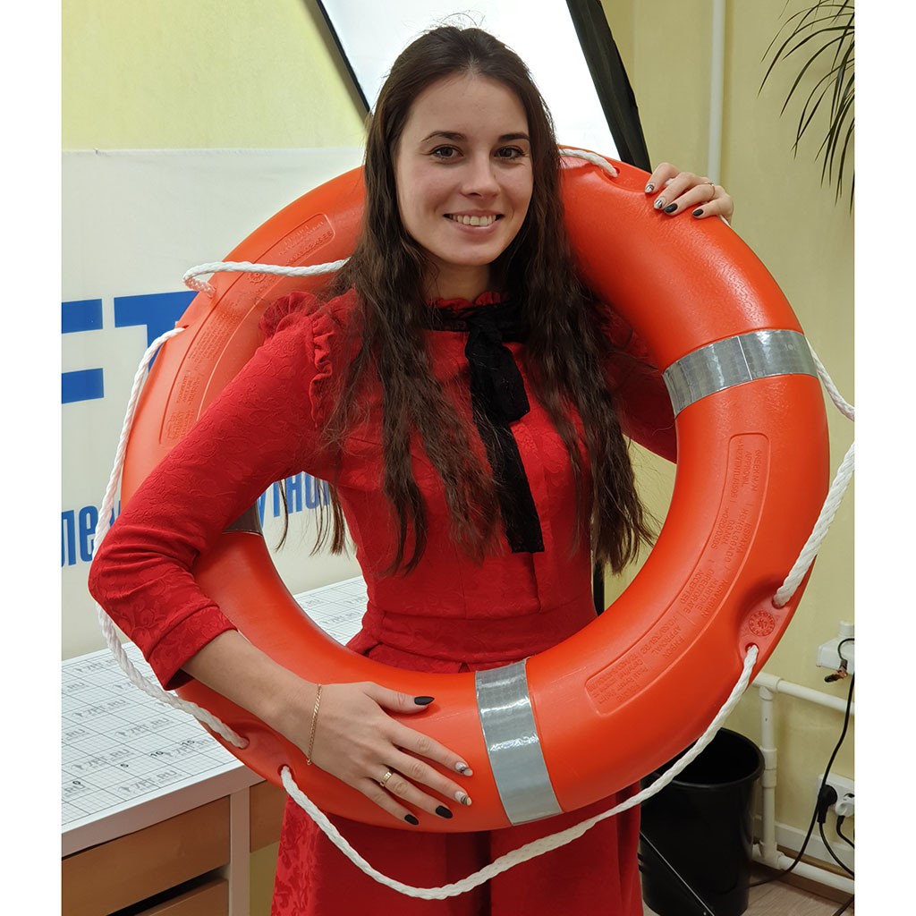 Купить Круг спасательный из полиэтилена TREM Omologato Med 75 x 45 см 2,5 кг 7ft.ru в интернет магазине Семь Футов
