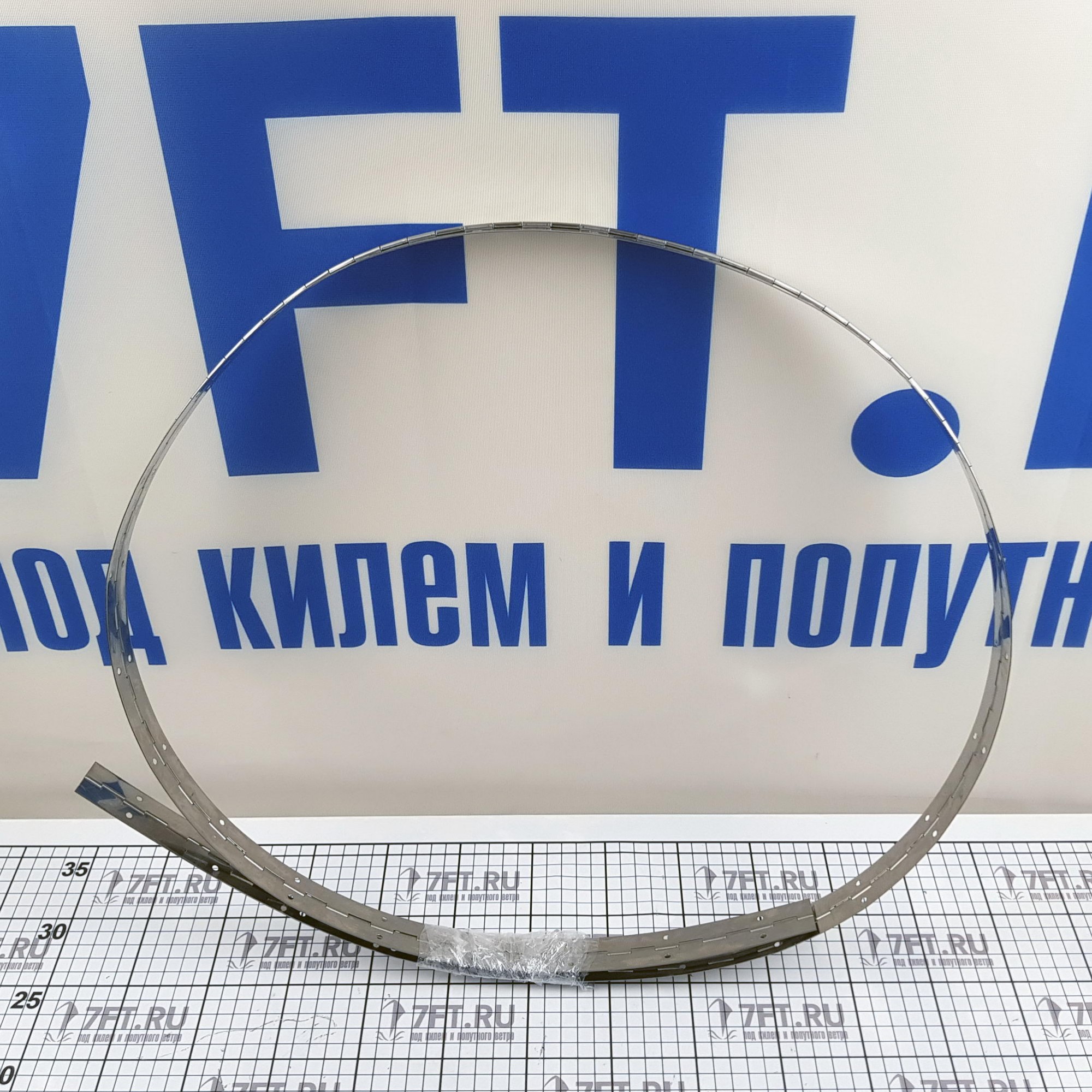 Купить Рояльная петля Roca 445423 2000x32x0,7мм под потайную головку из полированной нержавеющей стали AISI304 7ft.ru в интернет магазине Семь Футов